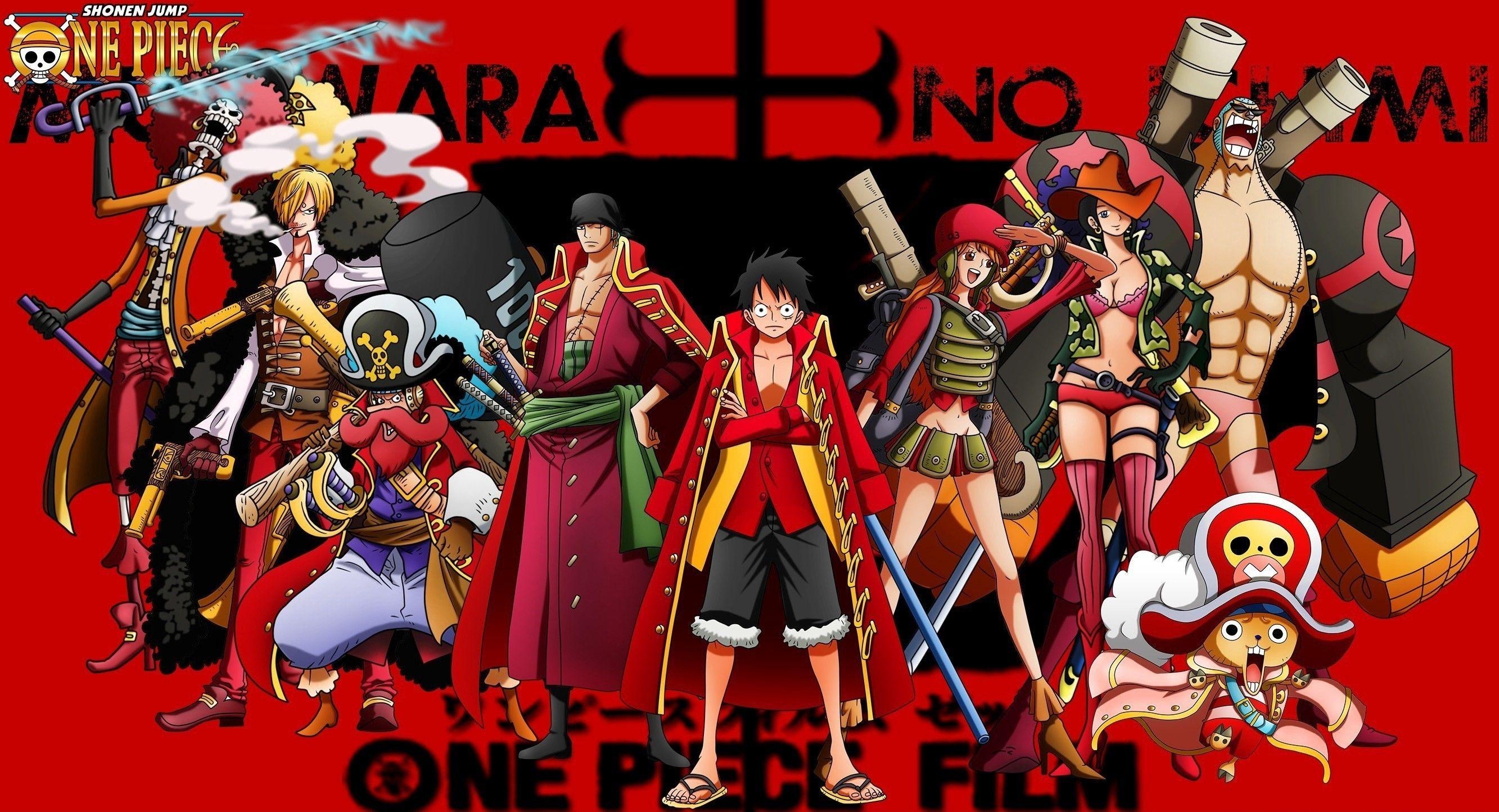 2670x1450 One Piece Wallpaper the Straw Hat Pirates Crew In Portrait New E, Desktop