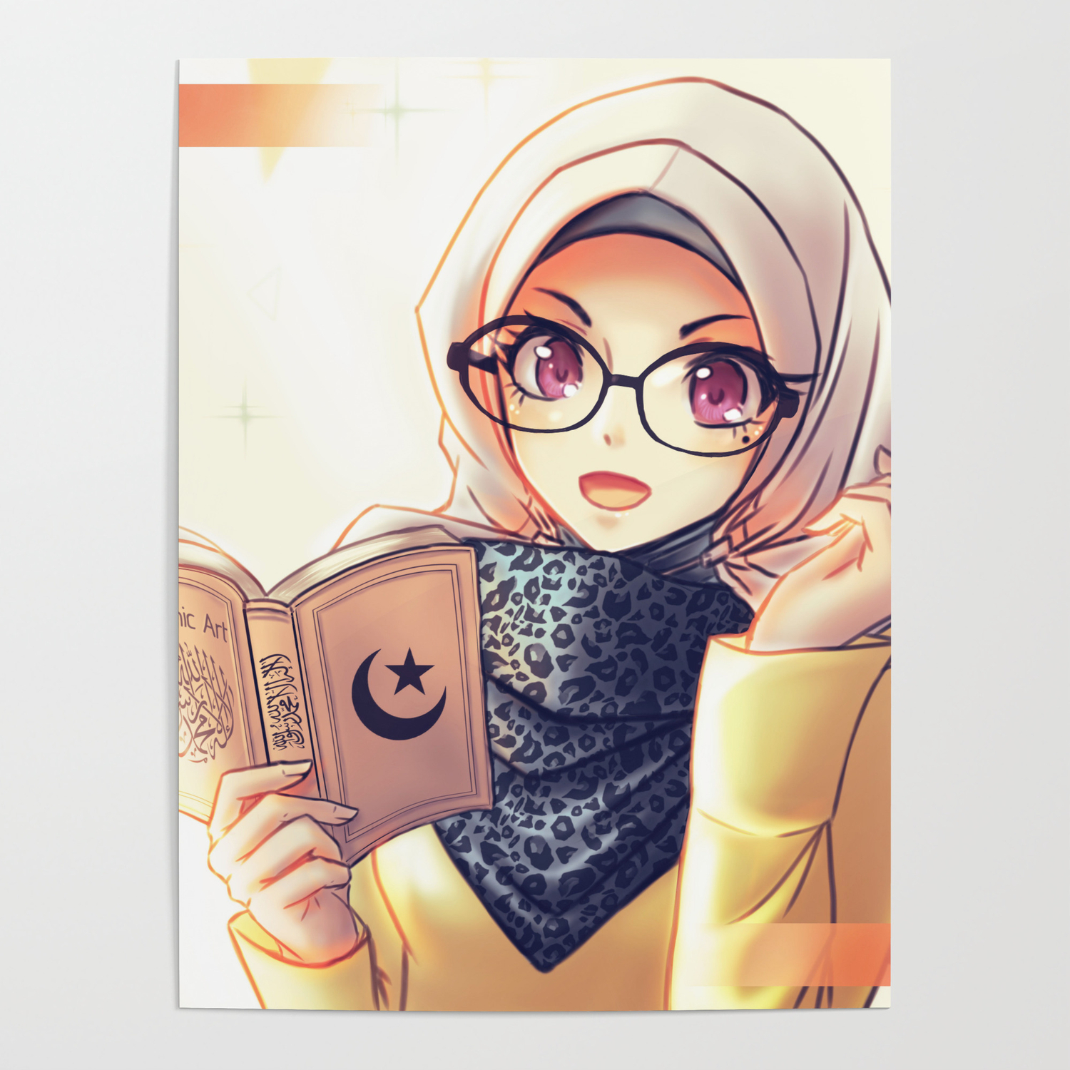 1500x1500 Hijab Girl Poster, Phone