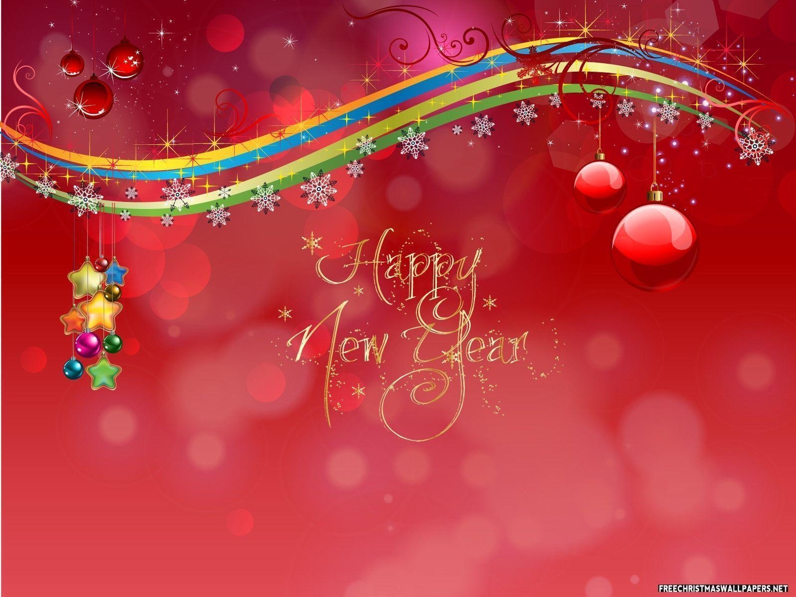 1600x1200 Happy New Year Card Wallpaper, Desktop