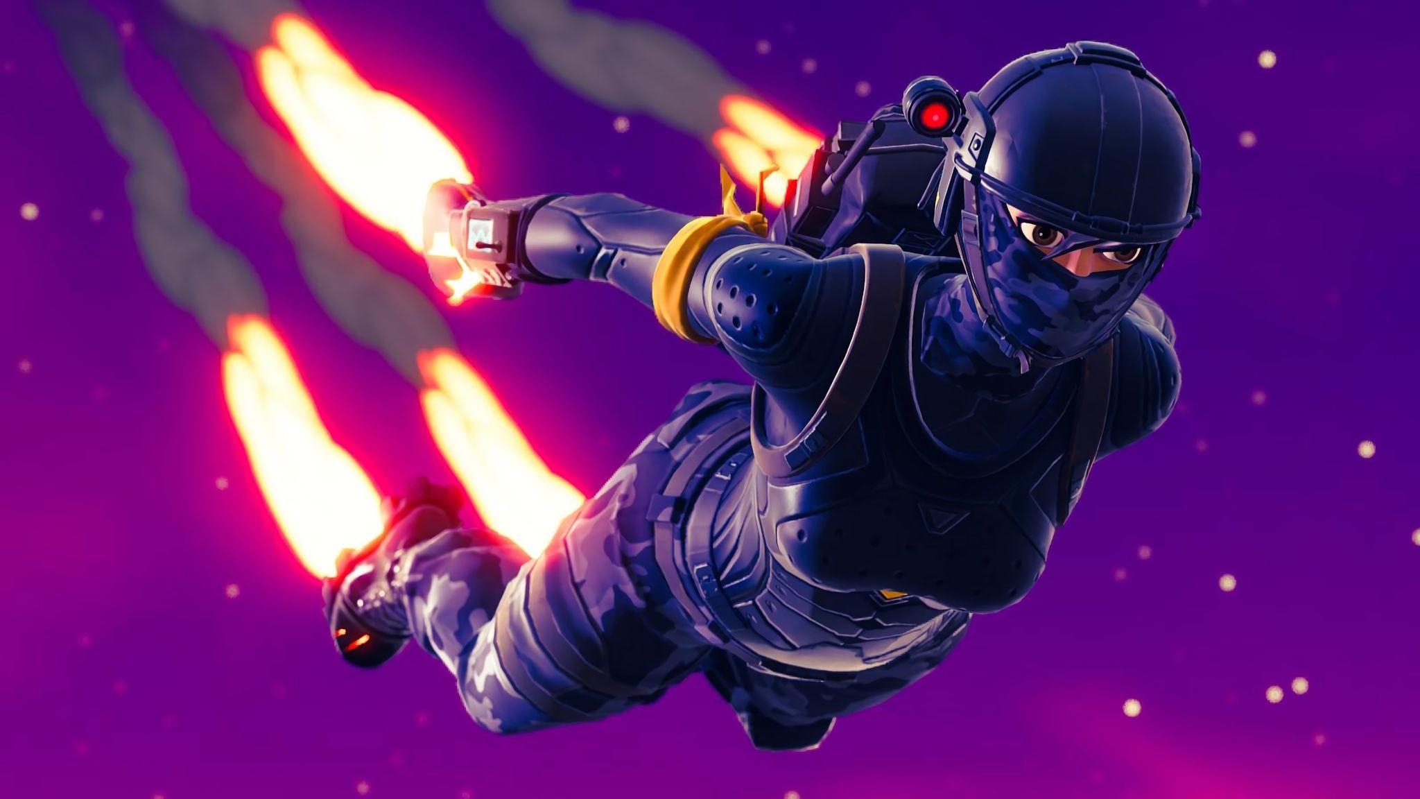 2050x1160 Elite Agent Skydive Fortnite Battle Royale, Desktop