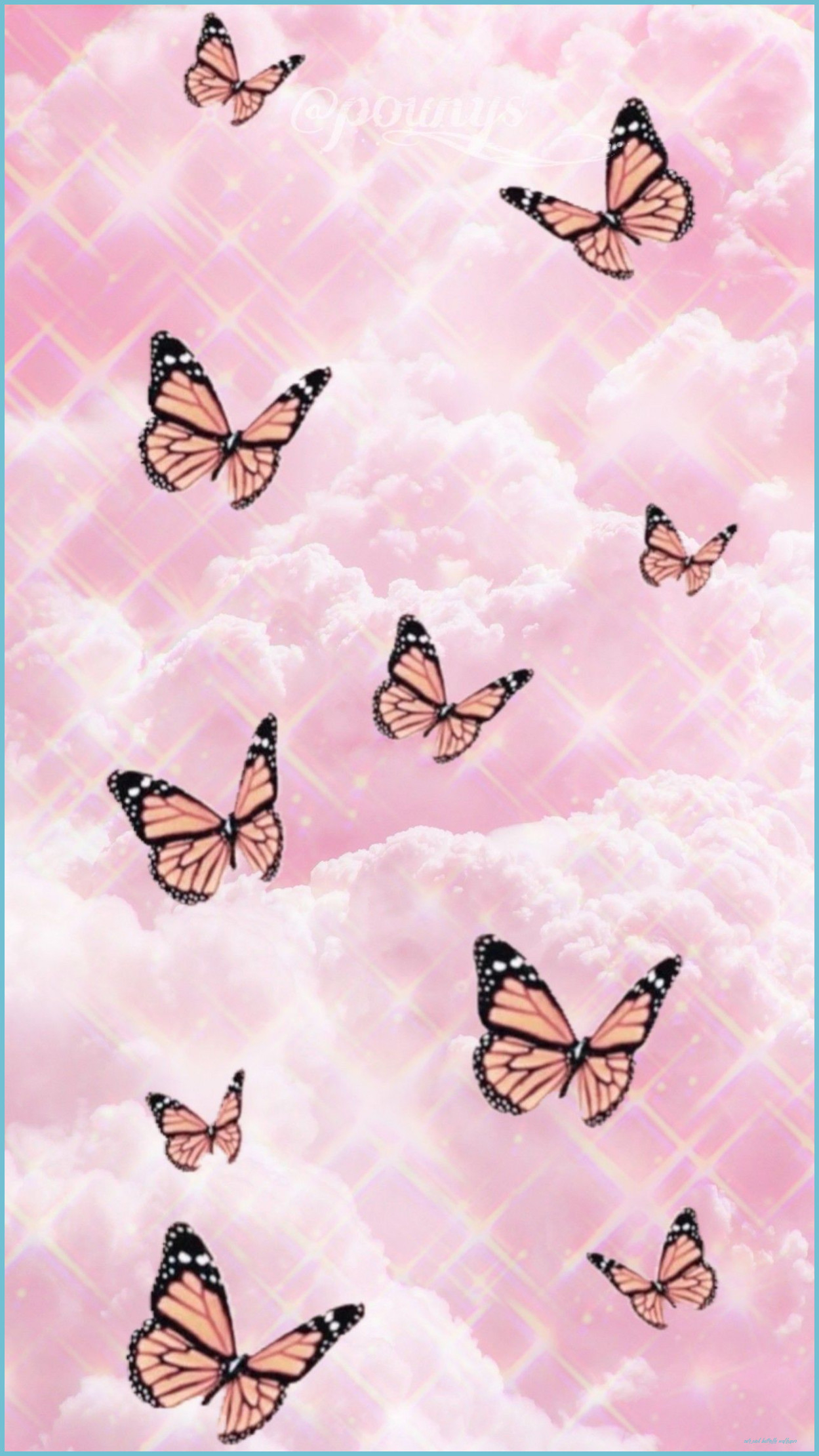 1250x2220 Cute Aesthetic Pink Butterfly Wallpaper Pink Butterfly Wallpaper, Phone