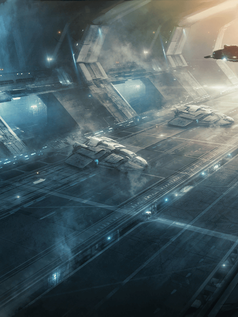 770x1030 Download  Stellaris, Sci Fi, Space Station, Spaceships, Phone