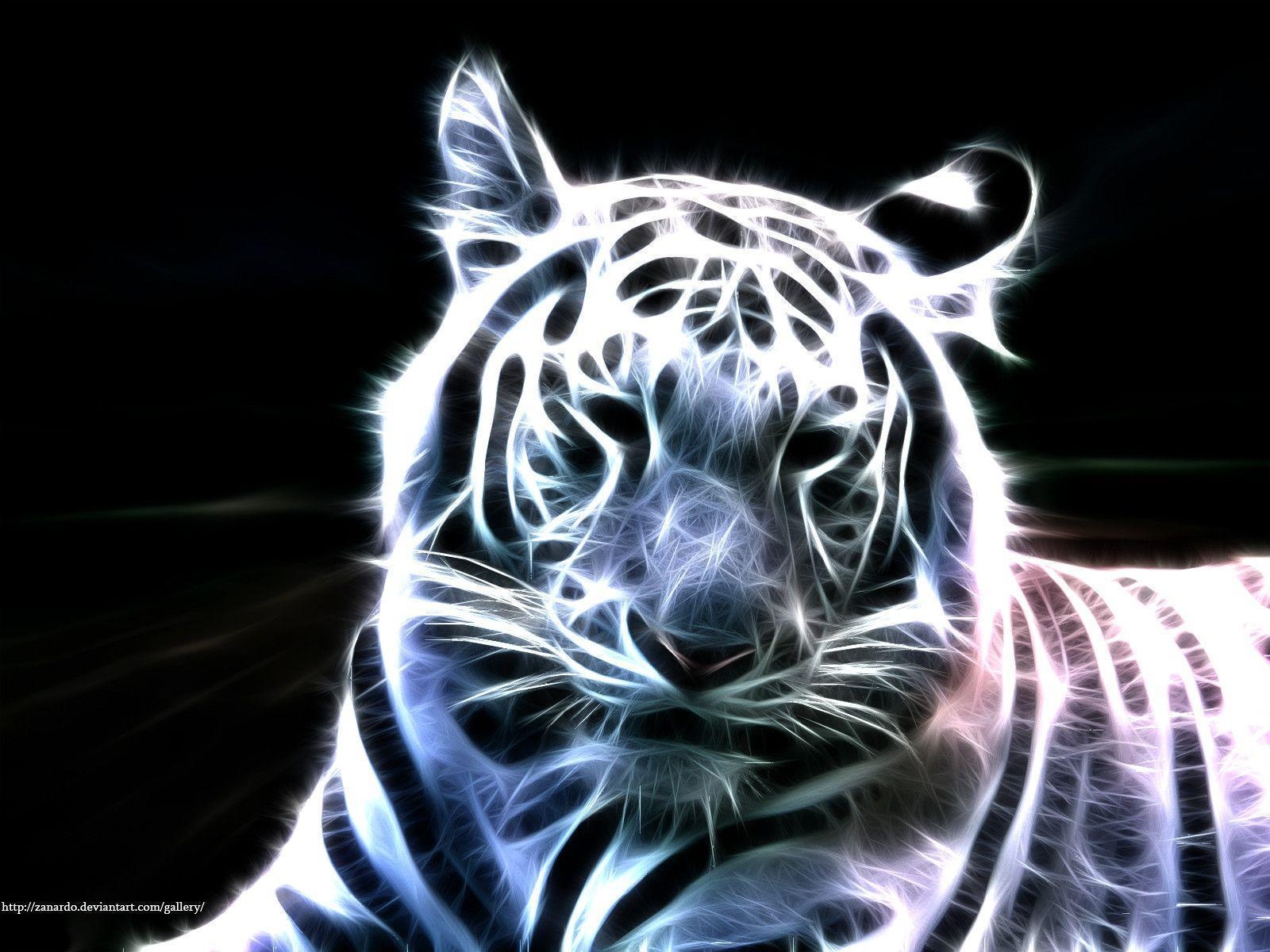 1600x1200 White Bengal Tiger, Desktop