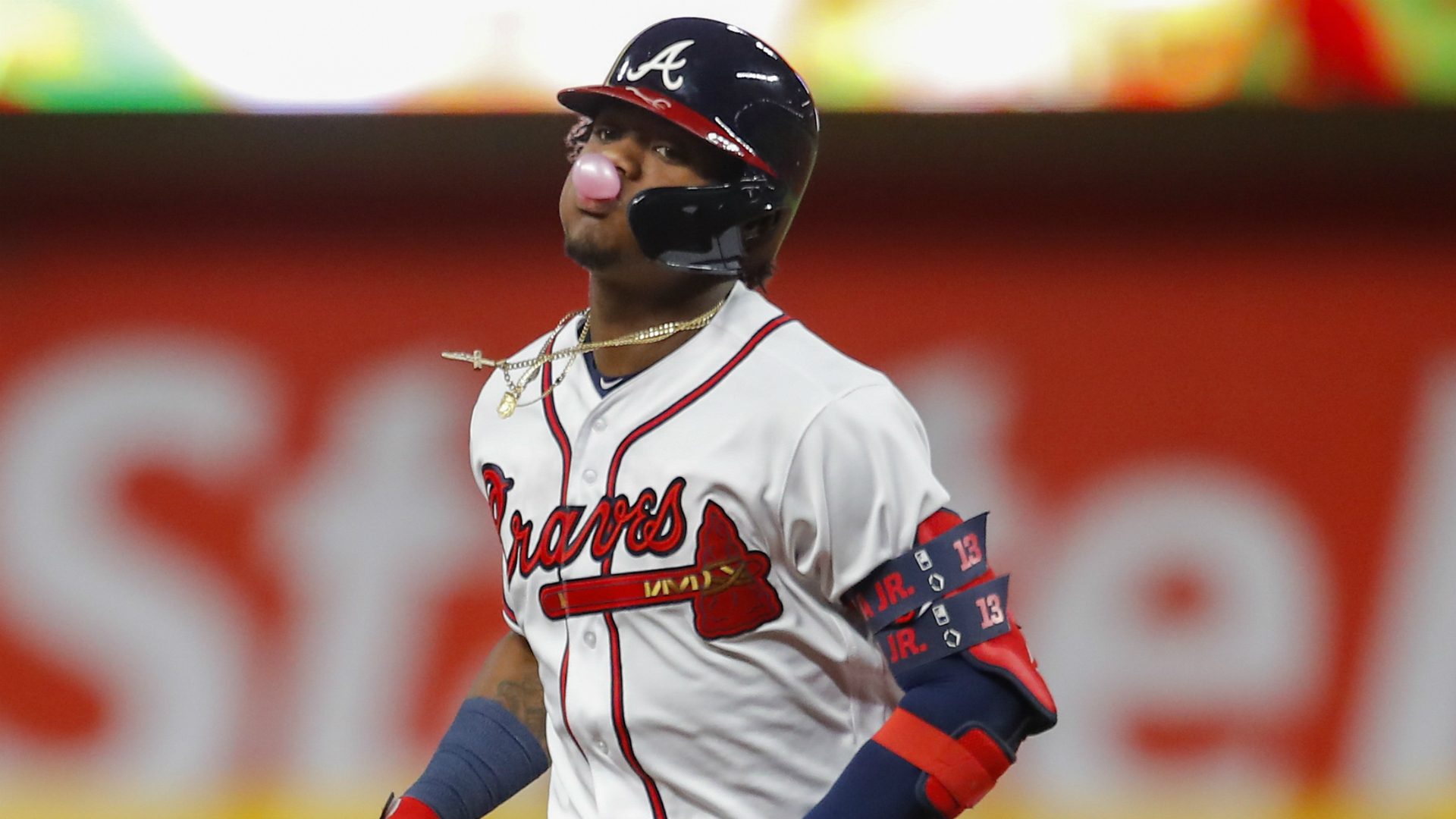 1920x1080 Braves' Ronald Acuña pulled from game for not hustling, Desktop