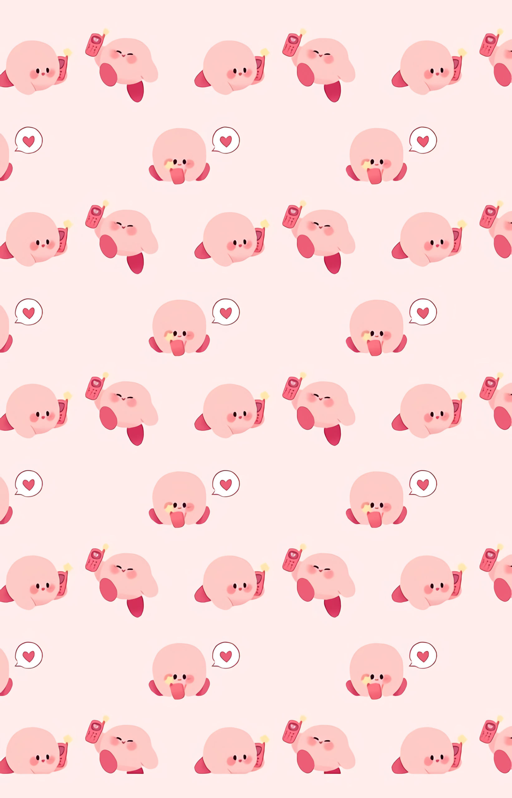 1650x2560 Cute Kirby Phone Wallpaper, Phone