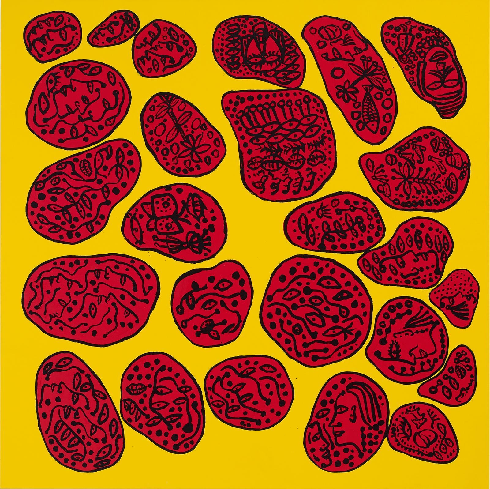 1610x1600 See Yayoi Kusama's Splendour of Love in London. Art, Desktop