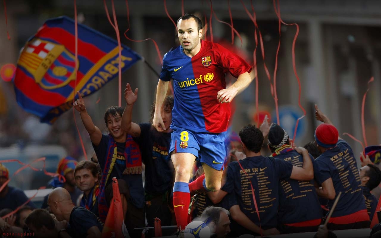 1280x800 Andres Iniesta HD Wallpaper, Desktop