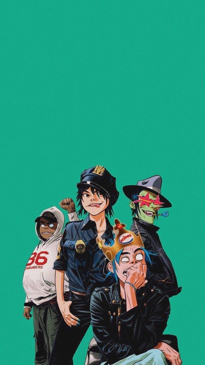 720x1280 Gorillaz wallpaper on tumblr. Gorillaz art, Gorillaz, Art, Phone