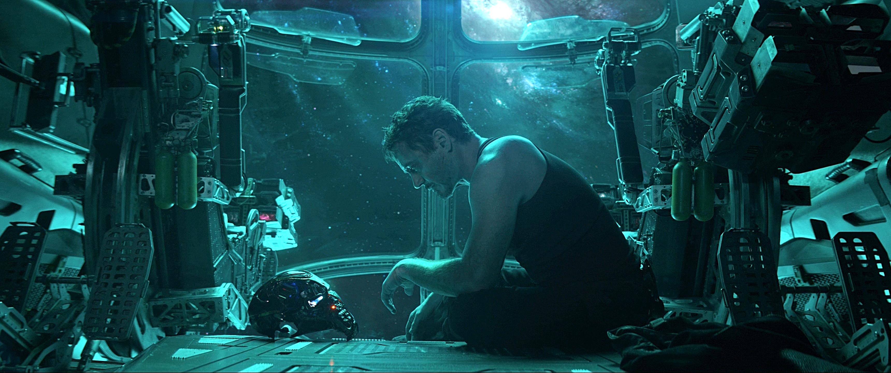 3440x1440 Avengers Endgame Tony Stark Wallpaper HD, Dual Screen