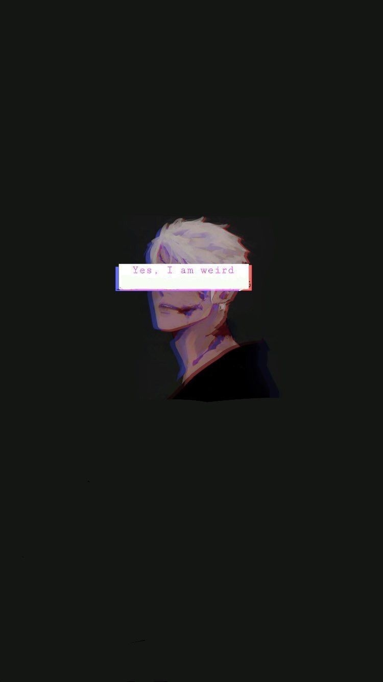 750x1340 Dark Anime Aesthetic Wallpaper, Phone