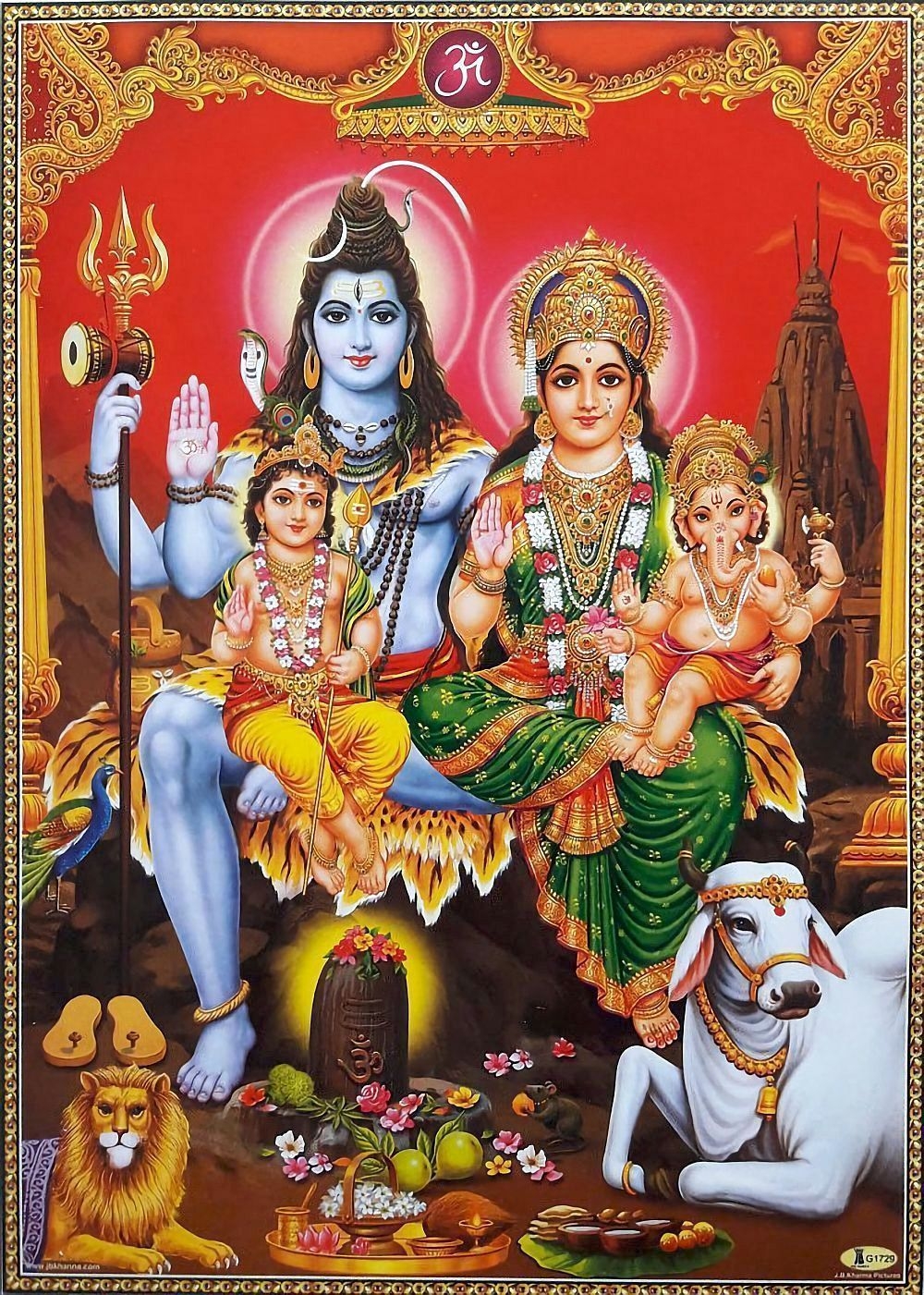 1000x1410 Shiva Parvati HD Image (2019) Love Marriage Pics Free Download. Happy New Year 2020 (Images, Quotes,. Lord shiva family, Shiva photo, Lord shiva painting, Phone