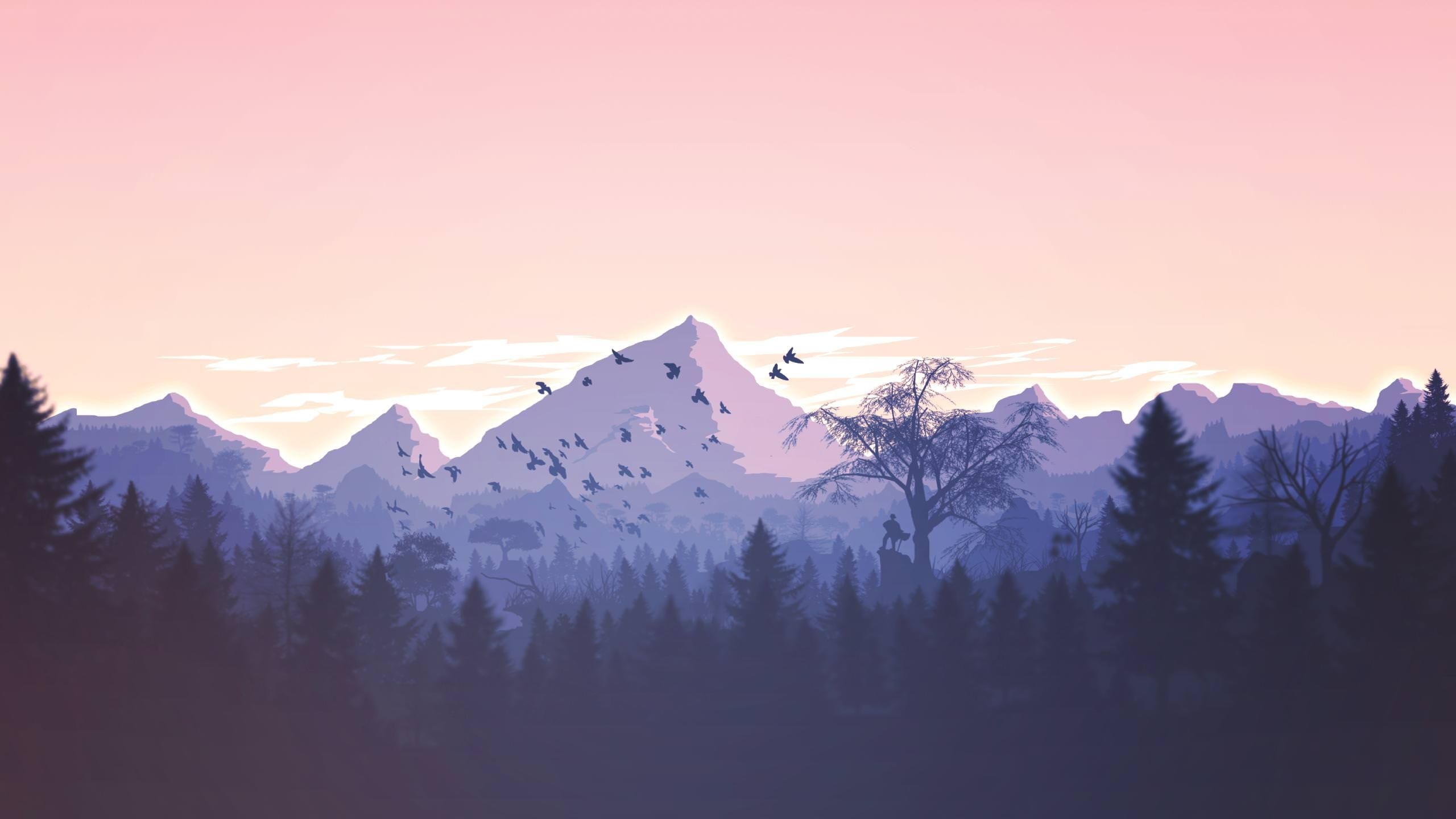 2560x1440 Minimalist Scenery []. Minimal desktop wallpaper, Desktop