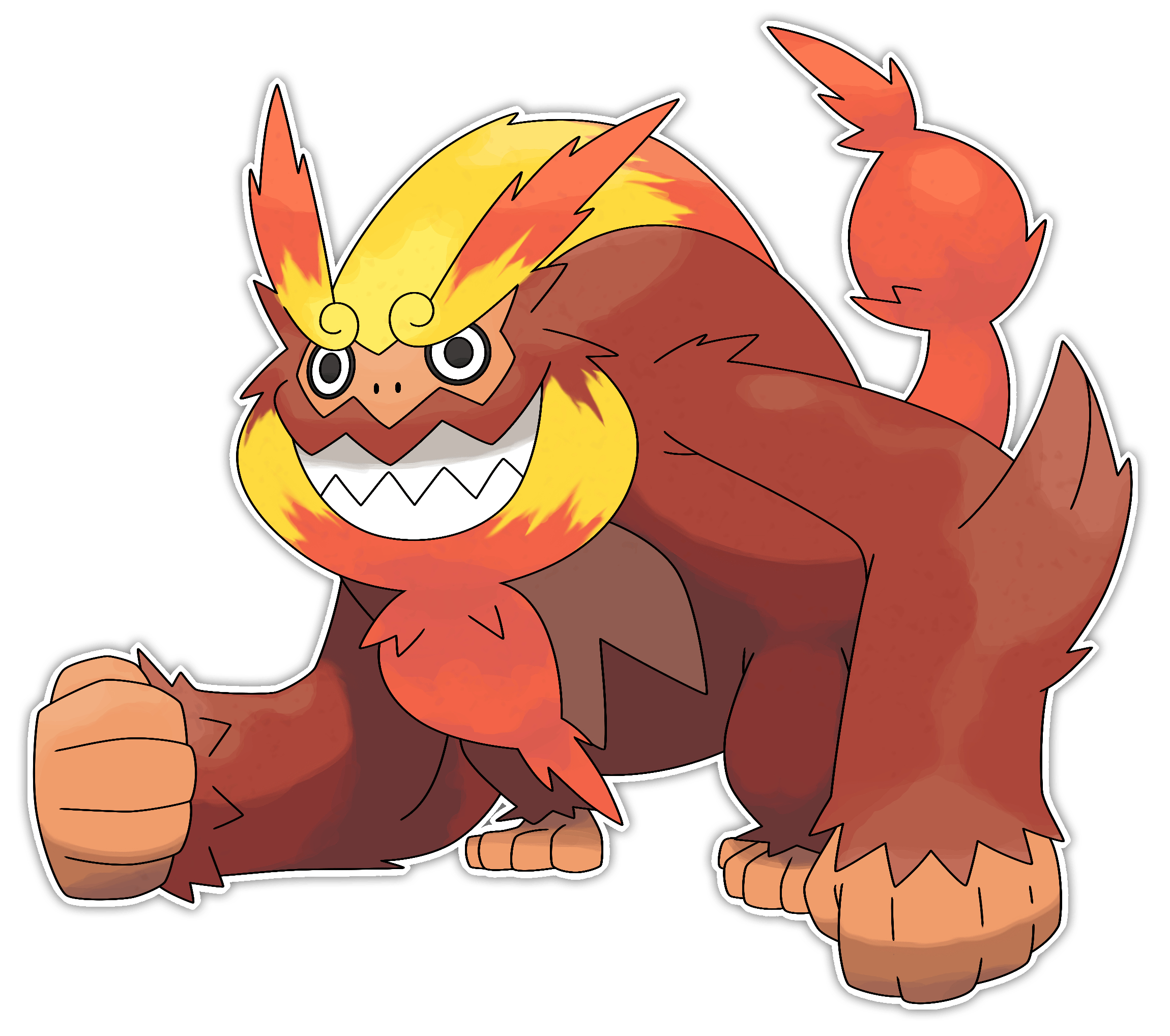 2300x2040 Mega Darmanitan By Smiley Fakemon, Desktop