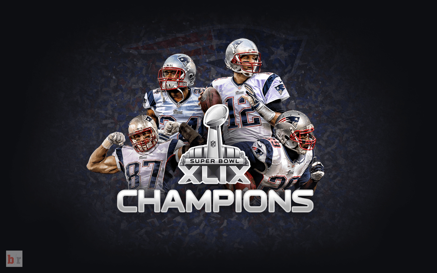 1440x900 New England Patriots Super Bowl Champion Wallpaper, Desktop