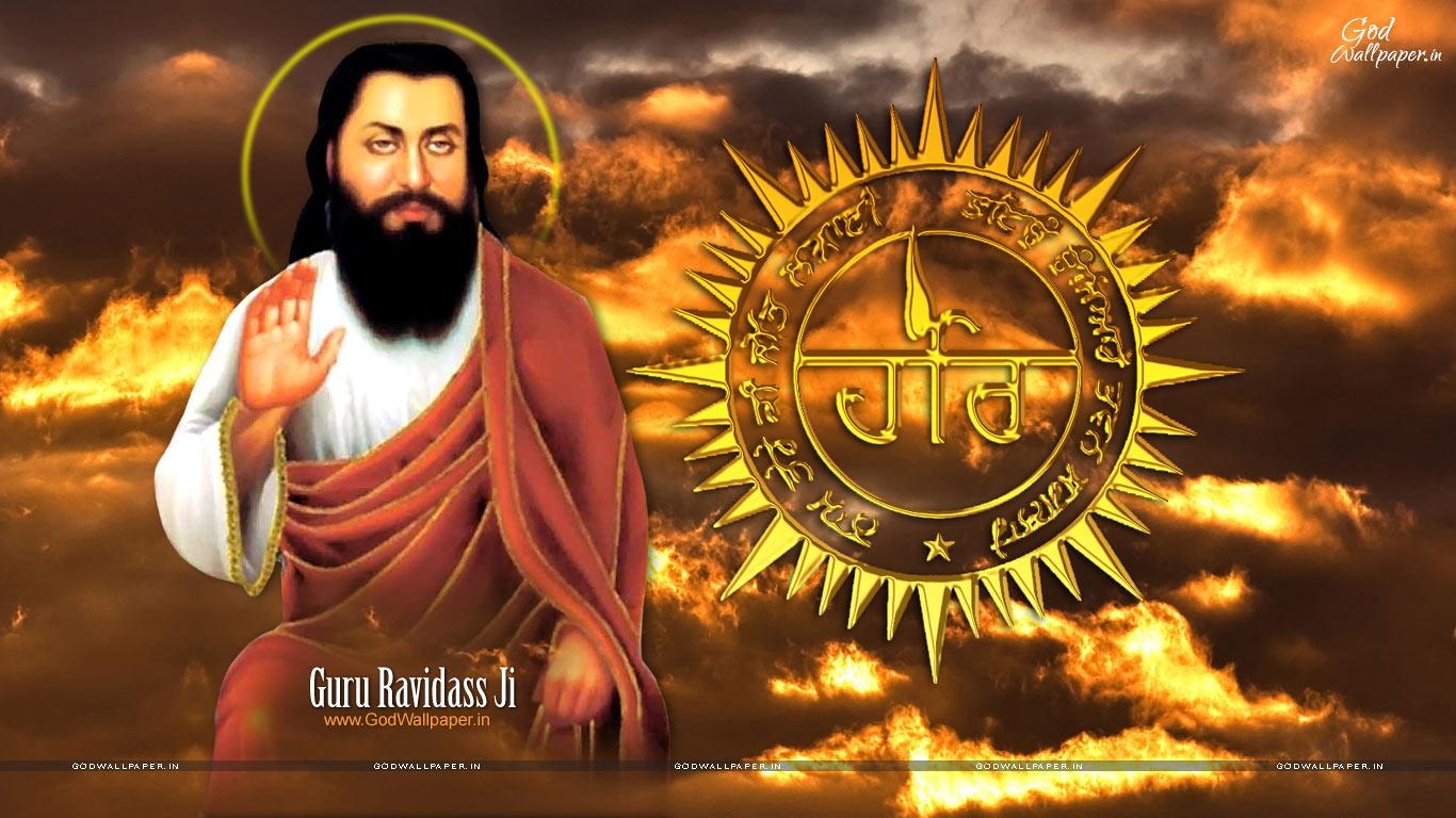 1370x770 Shri Ravidass Ji Wallpaper Storm Clouds Background, HD, Desktop