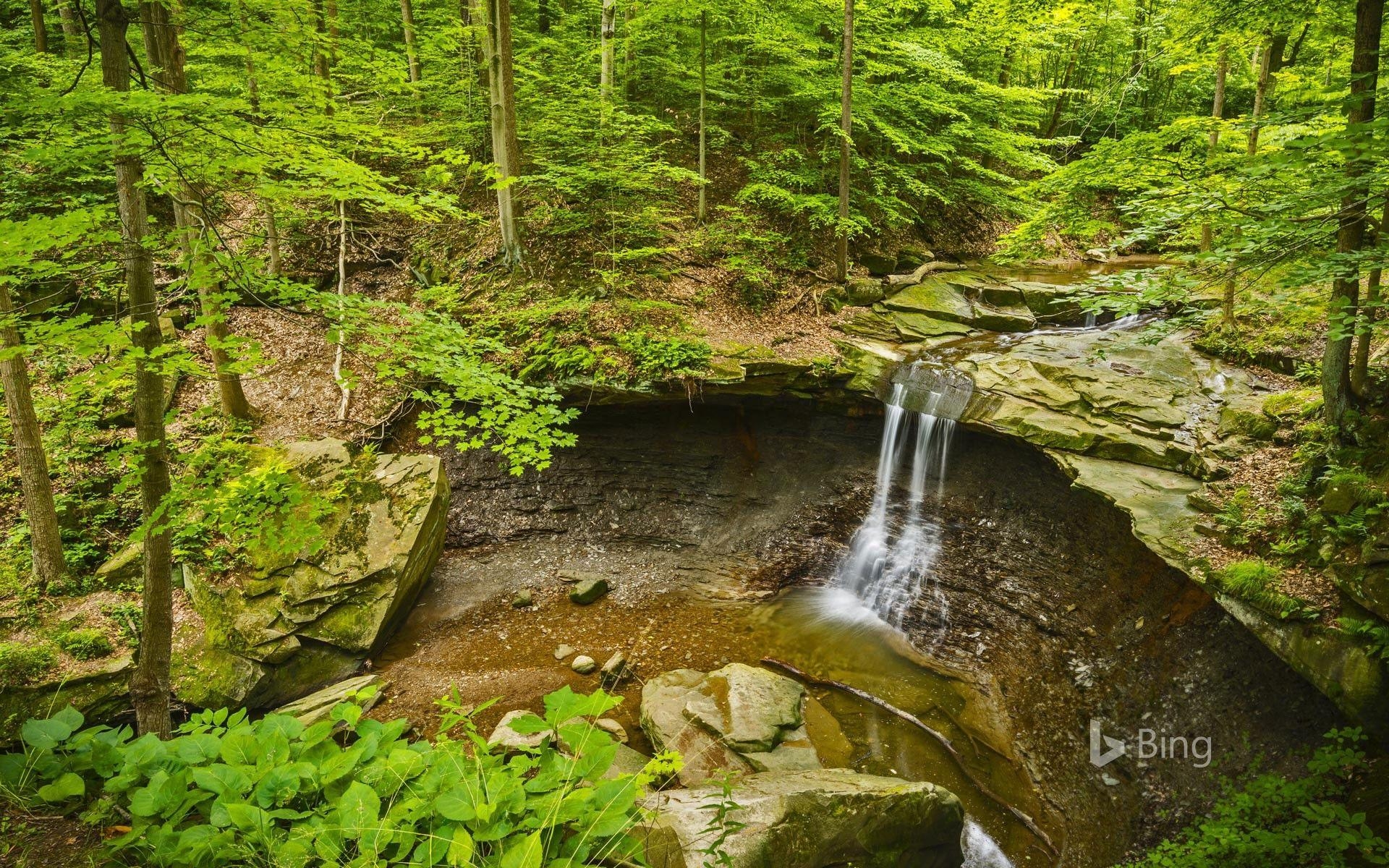 1920x1200 Blue Hen Falls, Cuyahoga Valley National Park, Ohio © Patrick, Desktop