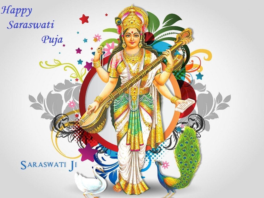 1030x770 Saraswati Puja Picture, Image.desicomments.com, Desktop