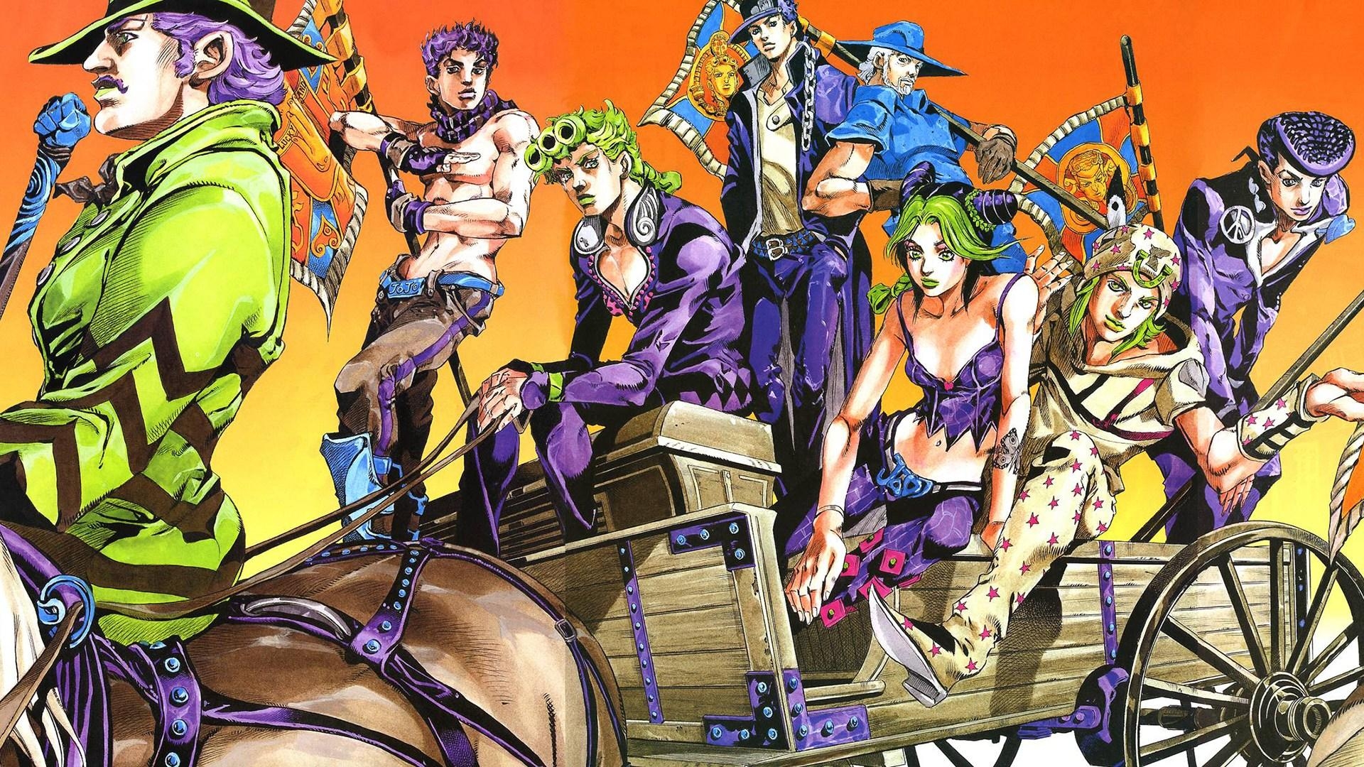 1920x1080 JoJo's Bizarre Adventure, Joseph Joestar, Josuke Higashikata, Desktop