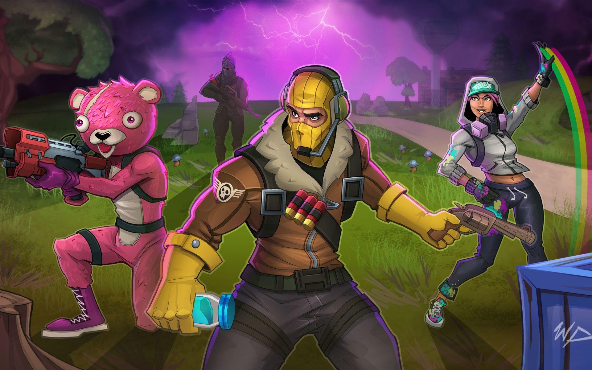 1920x1200 Download wallpaper Cuddle Team Leader, Raptor, Brite Bomber, Desktop