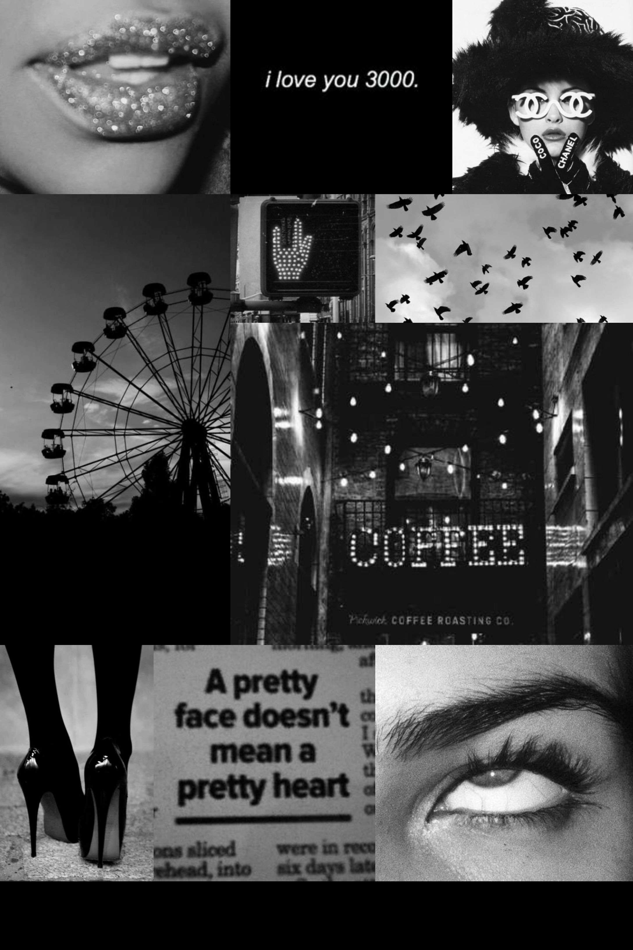 2180x3270 Black mood board aesthetic. Black aesthetic wallpaper, Black aesthetic, Aesthetic collage, Phone