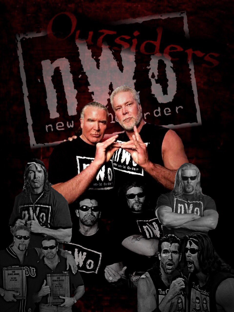 960x1280 The Outsiders. Nwo wrestling, Wrestling wwe, World championship wrestling, Phone