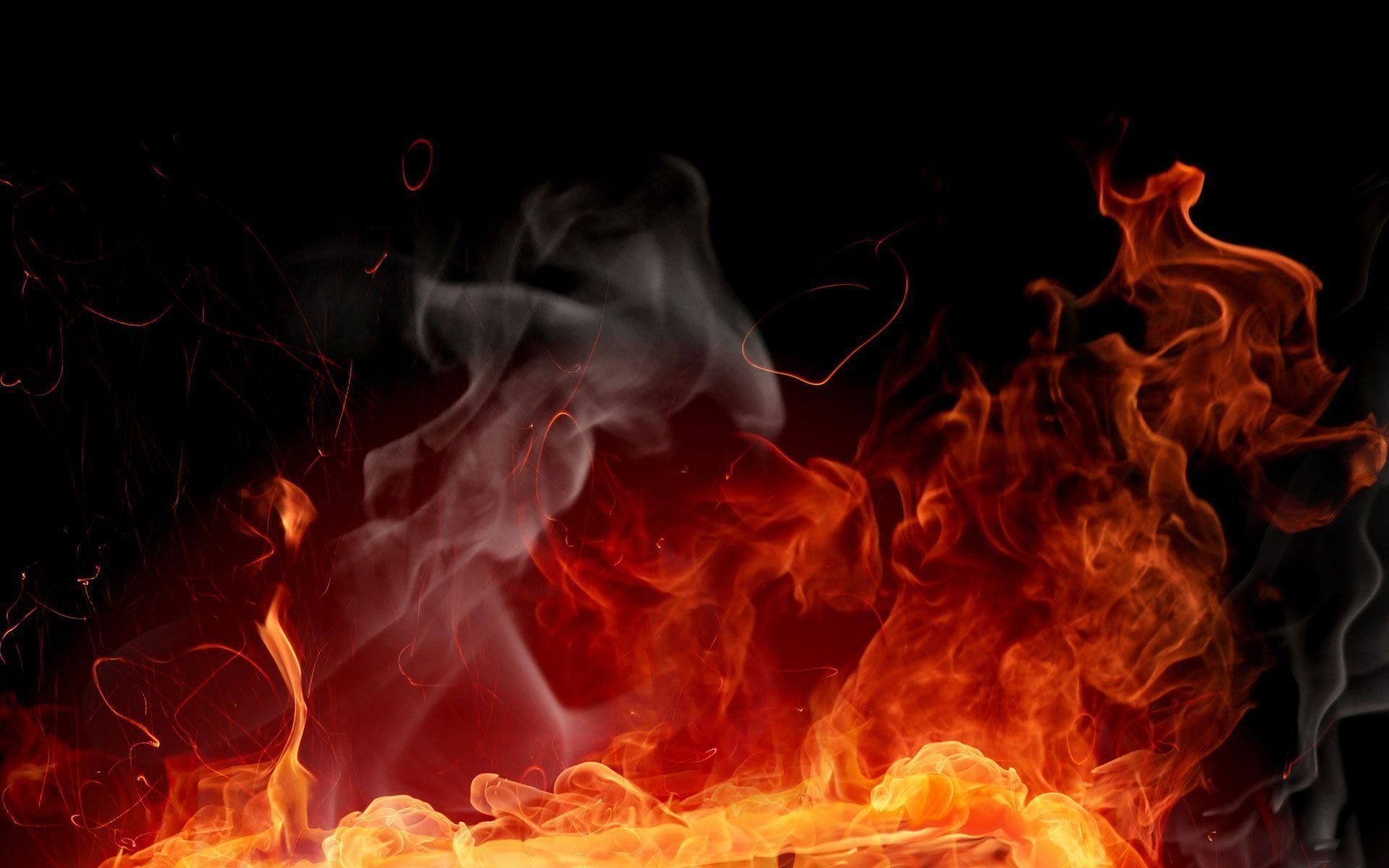 1920x1200 Red Fire Background, Desktop