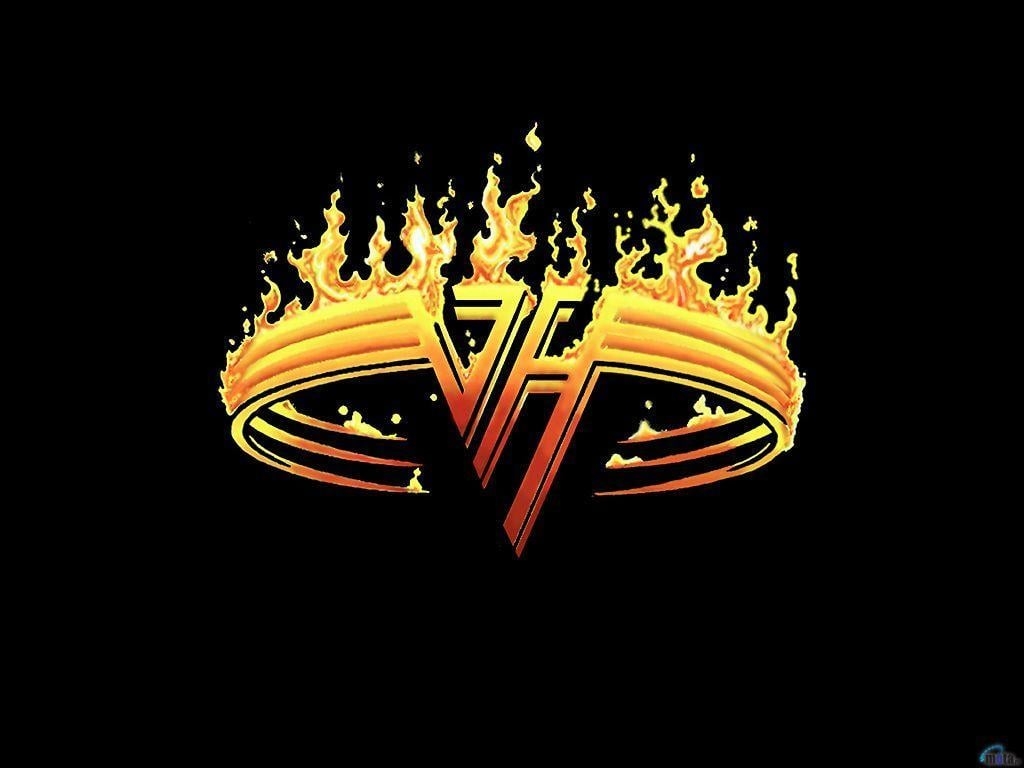 1030x770 Download Wallpaper Black Fire Van Halen, 1024x Hard Rock Group, Desktop