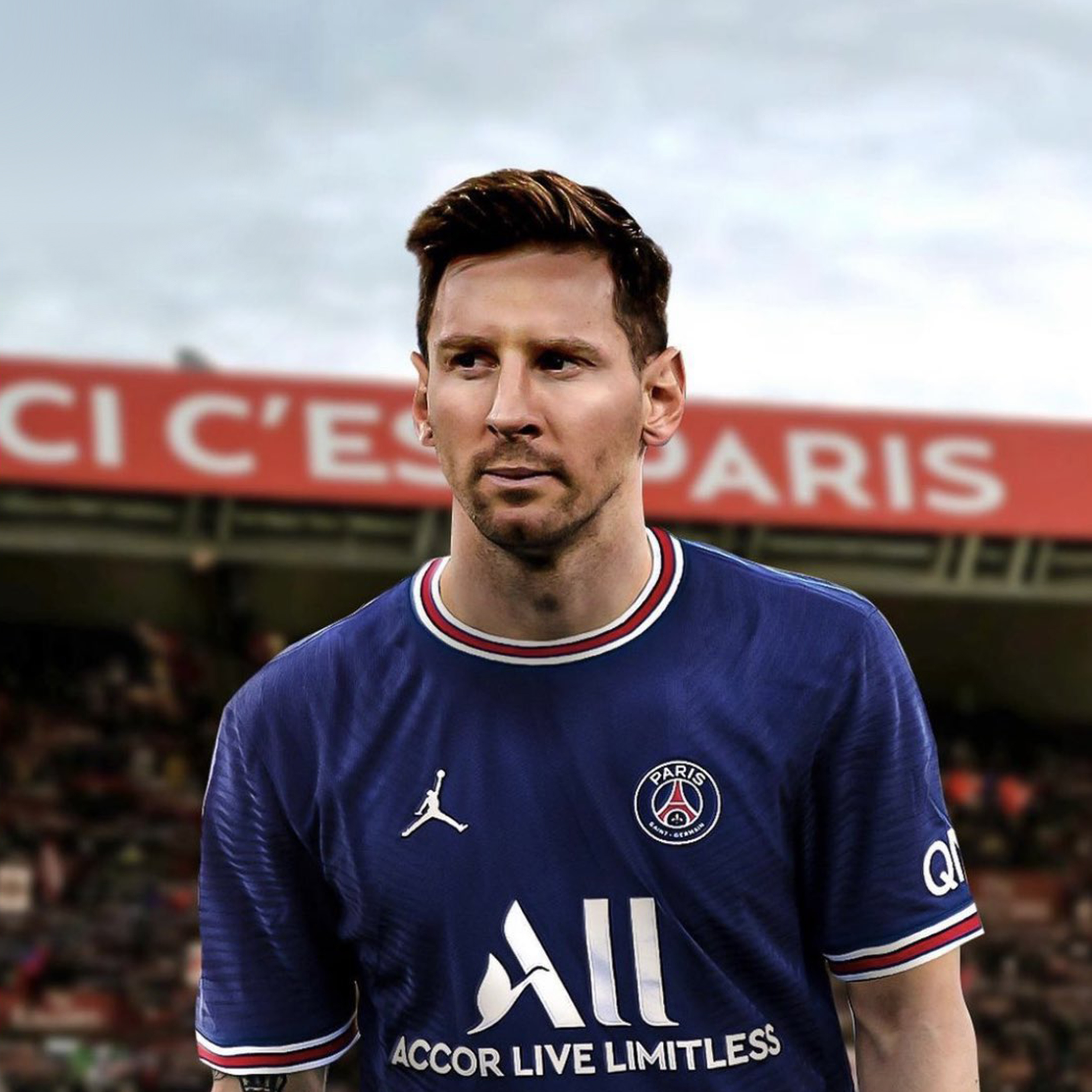 5120x5120 Messi Sports Soccer Psg God Wallpaper, Phone