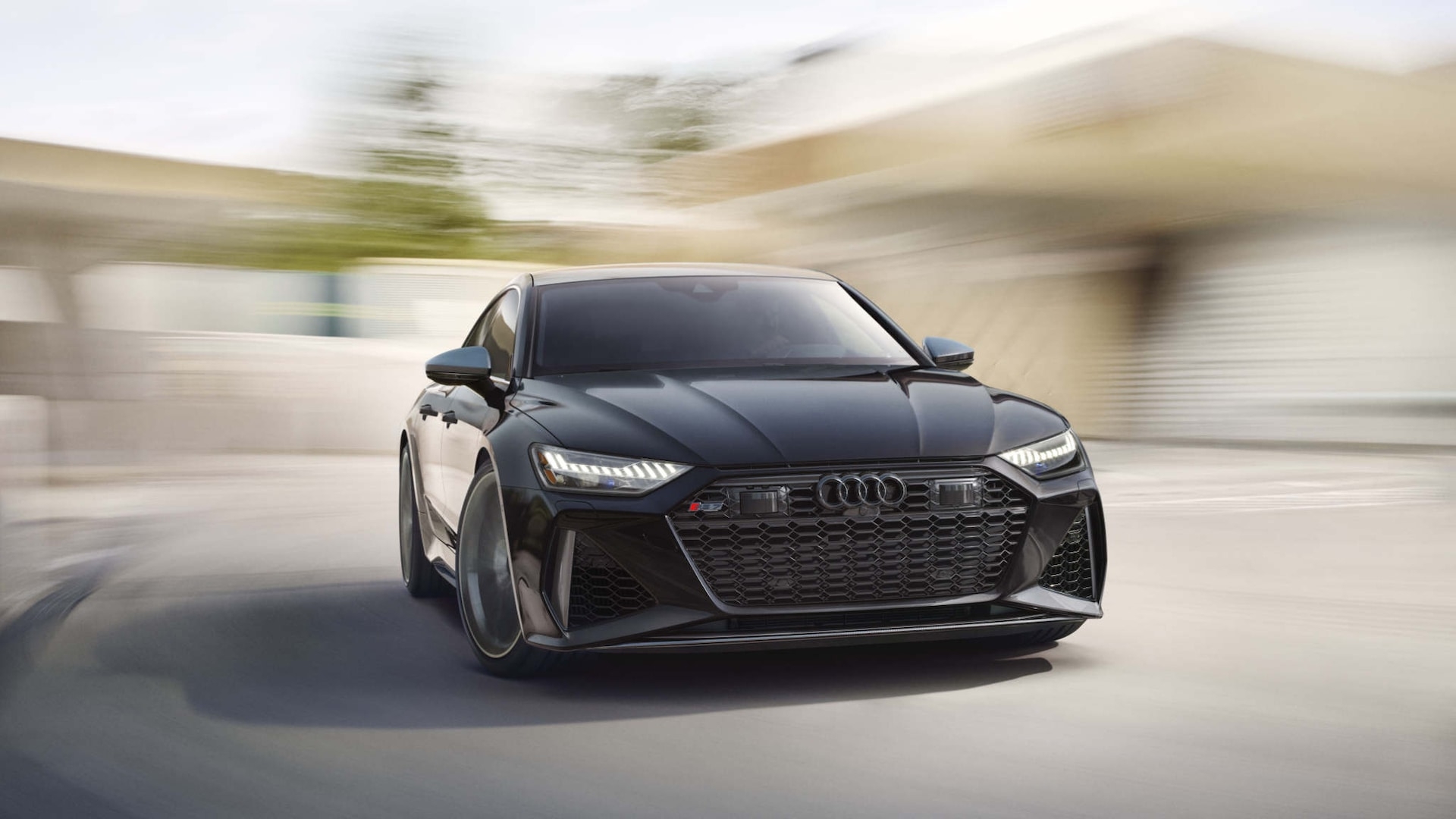 1920x1080 Car Noir: The 2022 Audi RS7 Exclusive Edition Shows Its Dark Side, Desktop