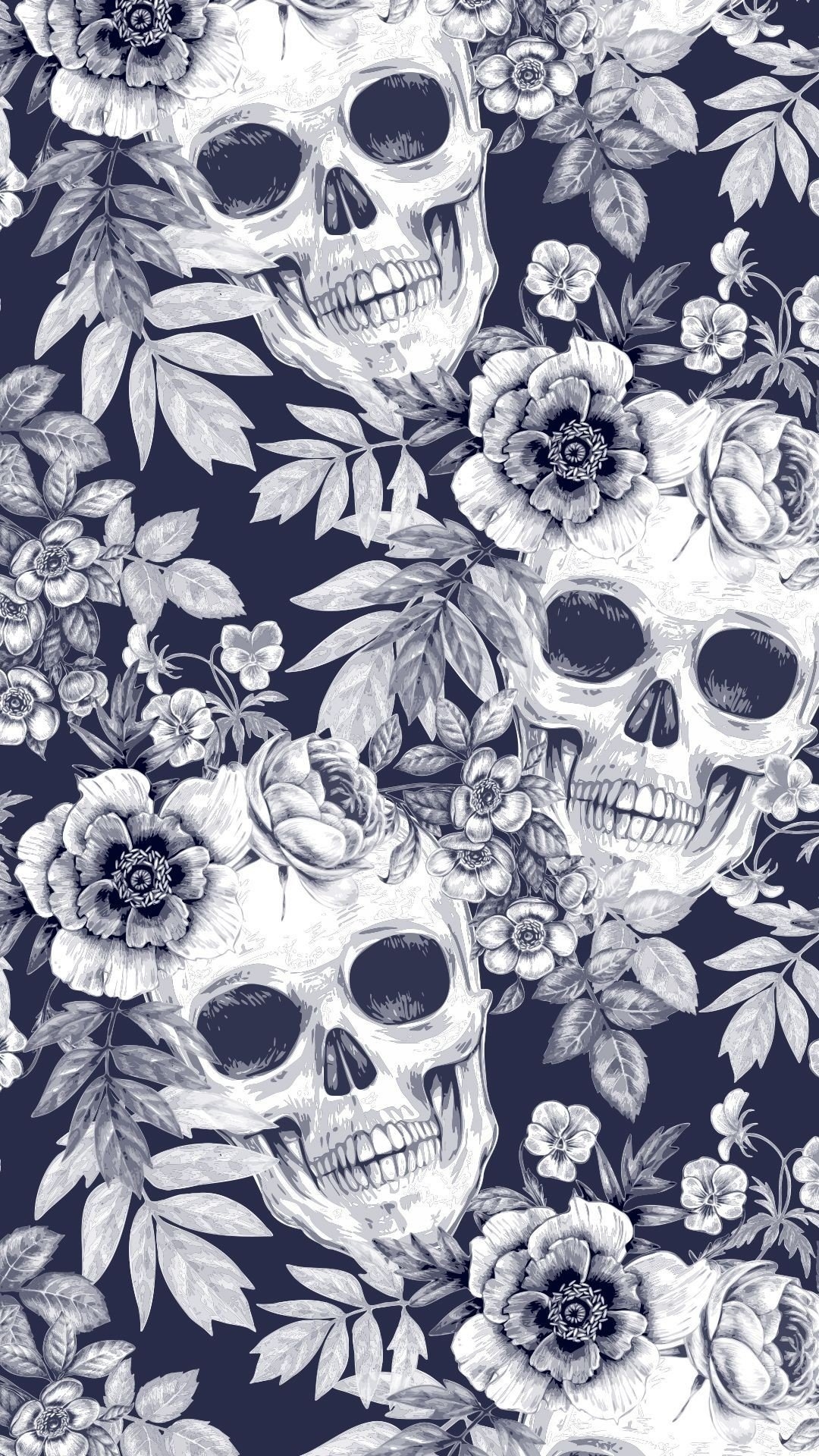 1080x1920 Gothic Skulls Wallpaper (best Gothic Skulls Wallpaper and image) on WallpaperChat, Phone