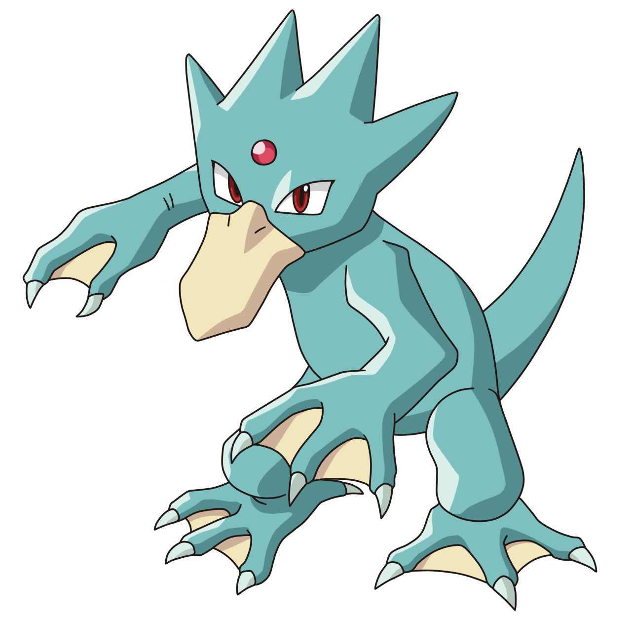 1290x1260 055 Golduck, Desktop