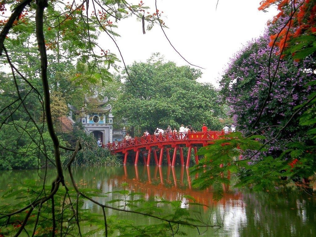 1030x770 Hanoi The Huc Bridge wallpaper beautiful desktop, Desktop