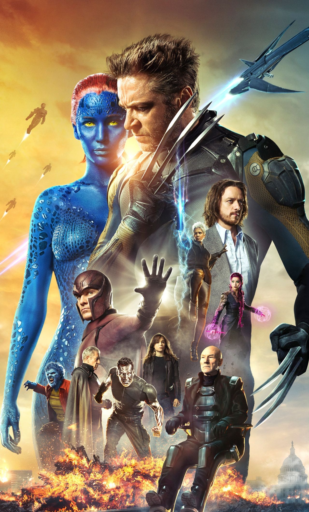 1280x2120 X Men Days Of Future Past Movie Poster iPhone HD 4k Wallpaper, Image, Background, Photo and Picture, Phone