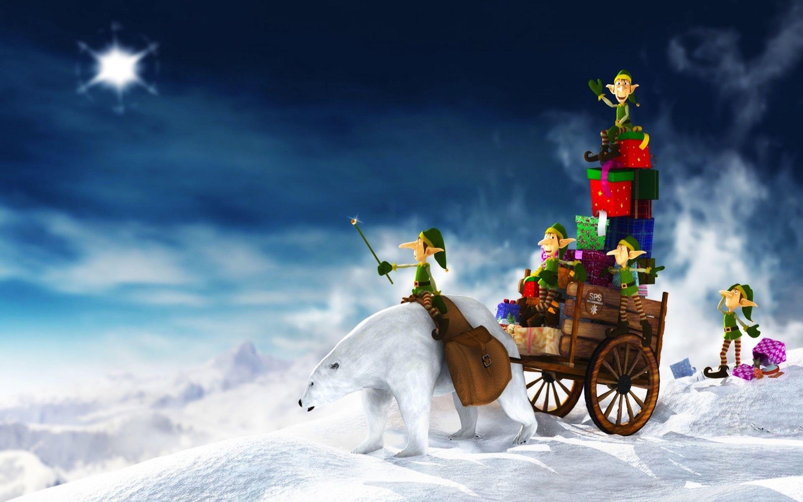 2560x1600 Animated Christmas HD Wallpaper 1. Animated Christmas HD, Desktop