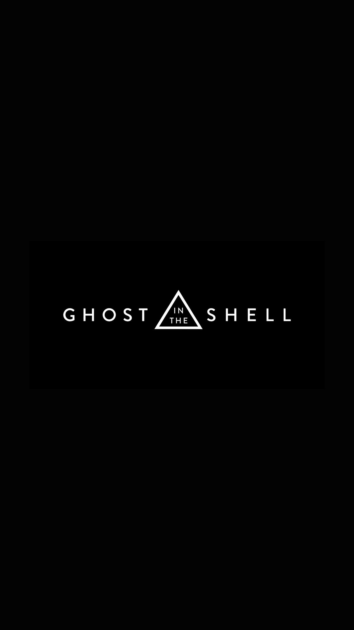 1250x2210 Ghost In The Shell Dark Logo Film Illustration Art Wallpaper, Phone