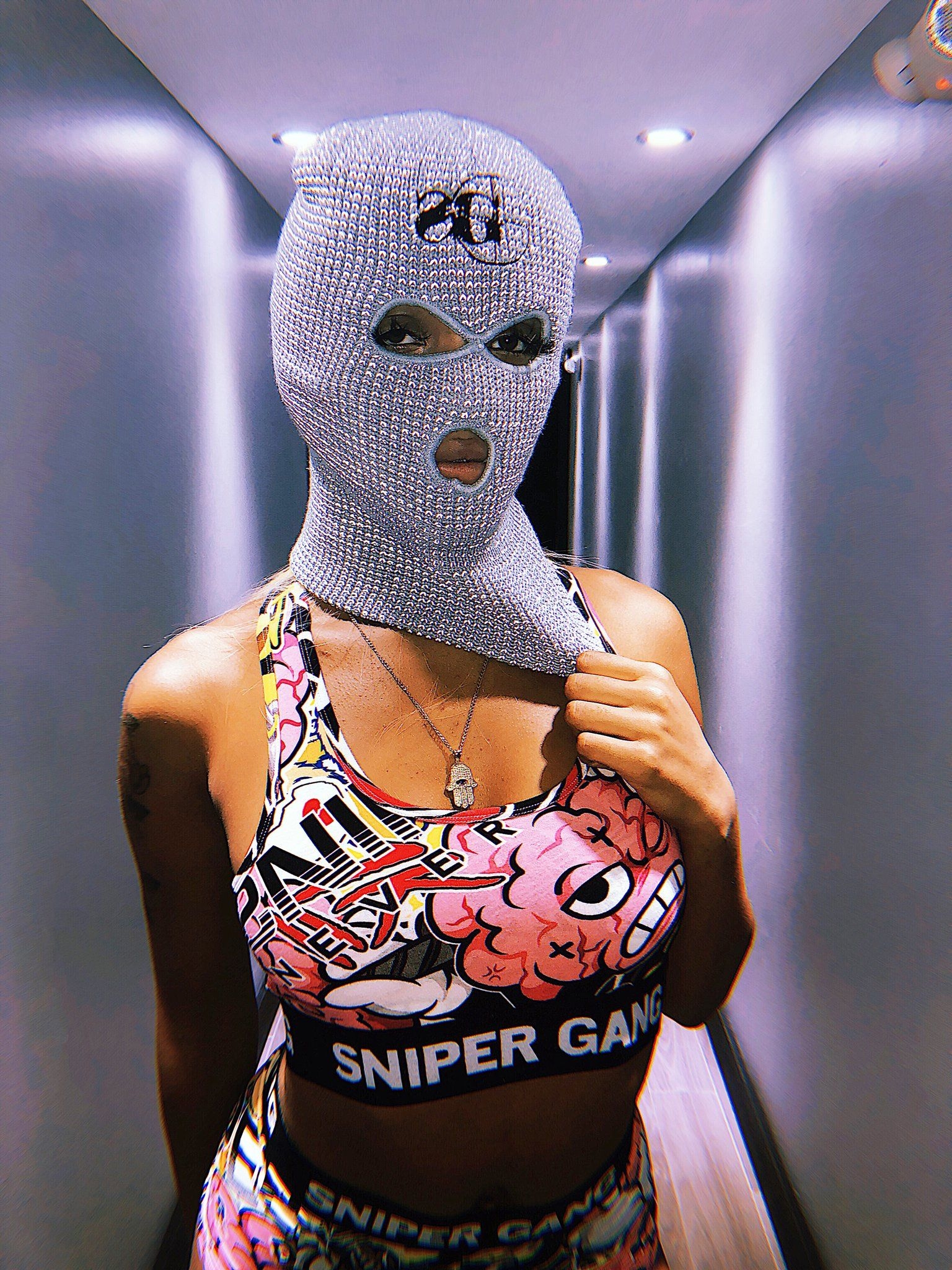 1540x2050 Reflective 3M Ski Mask (Grey), Phone