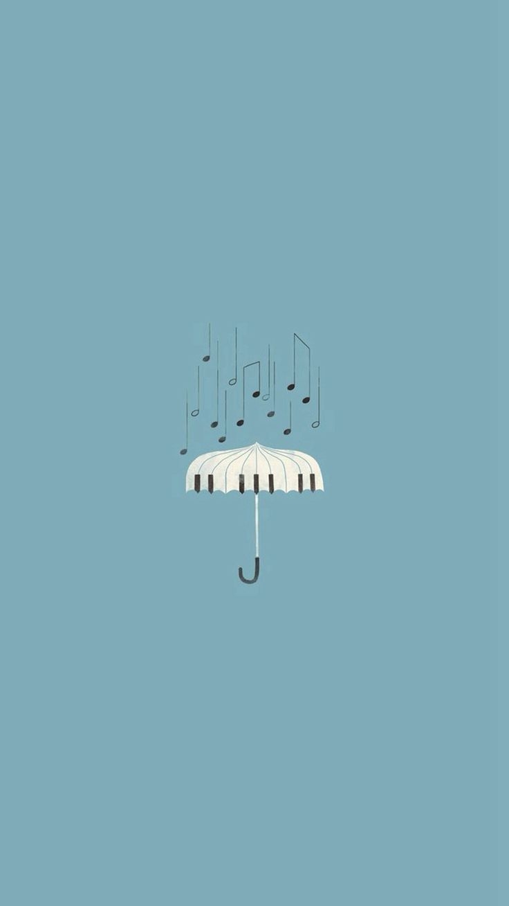 740x1310 Cute Music Wallpaper. Umbrella illustration, iPhone wallpaper music, iPhone wallpaper, Phone