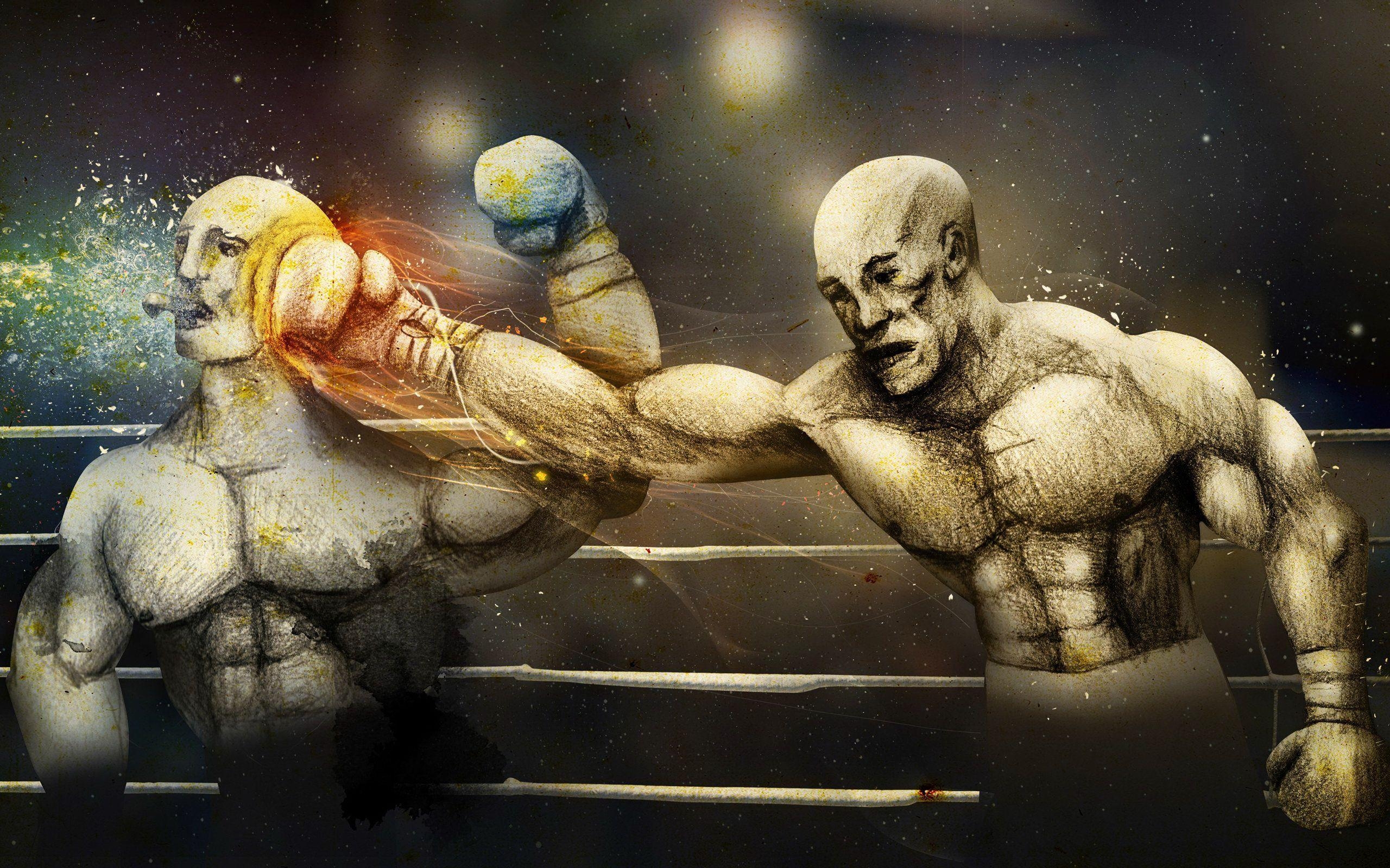 2560x1600 Art Abstract Boxing Wallpaper HD / Desktop and Mobile Background, Desktop