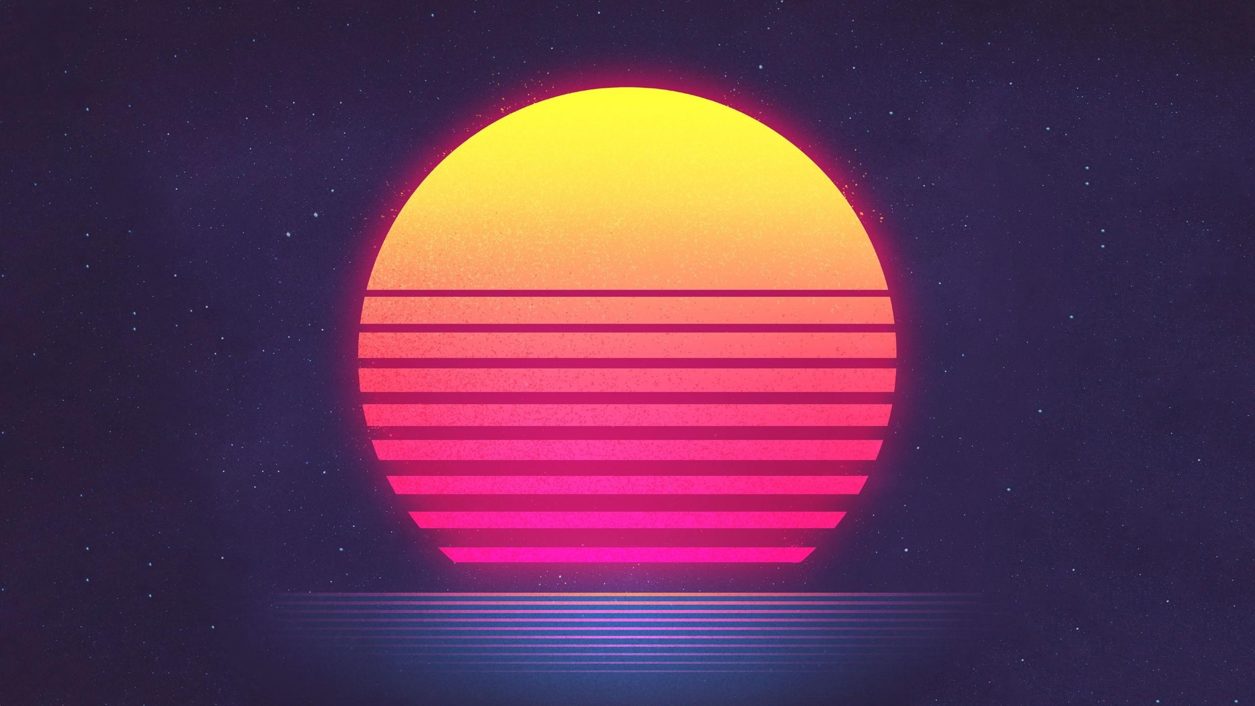 2560x1440 Synthwave Wallpaper, Desktop