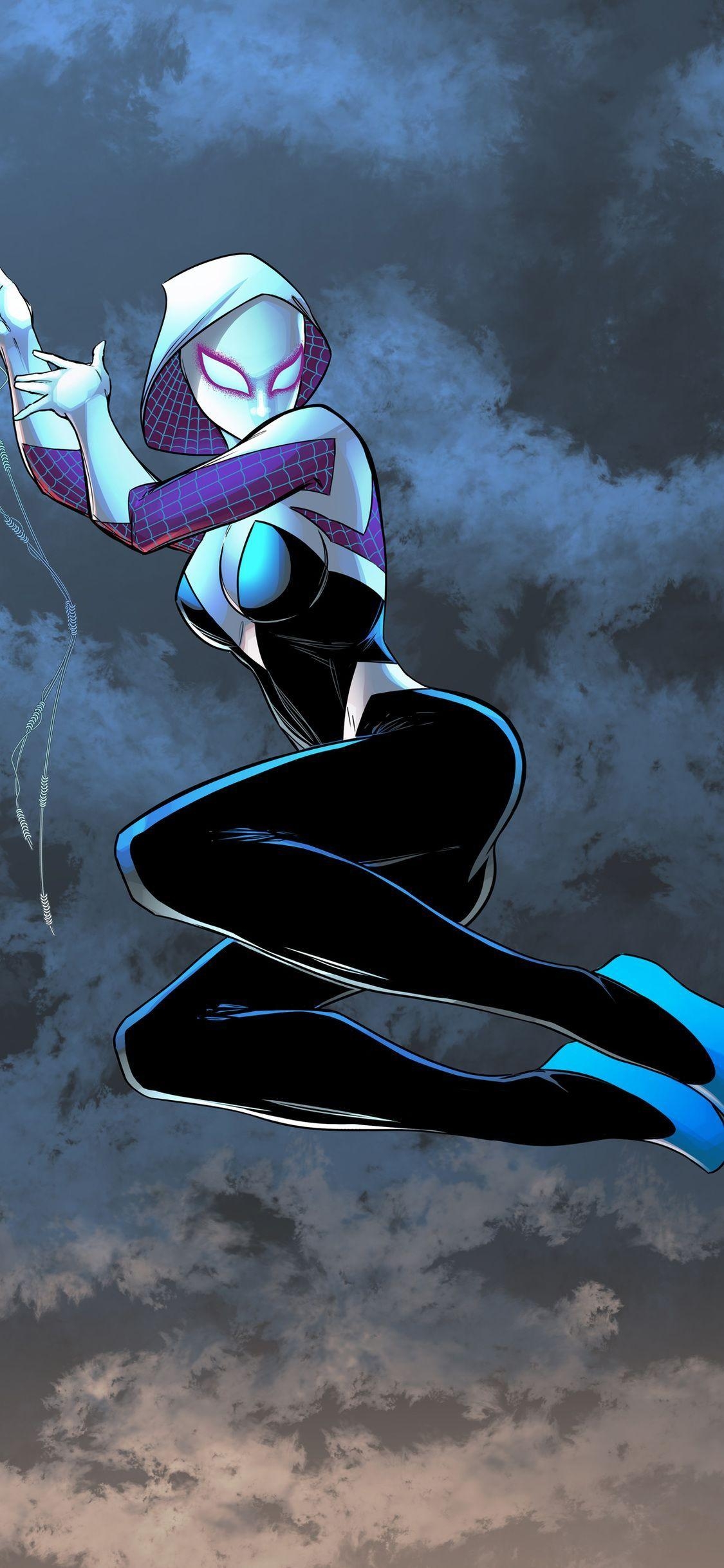 1130x2440 Gwen In Spider Man Into The Spider Verse iPhone X. iPhone, Phone