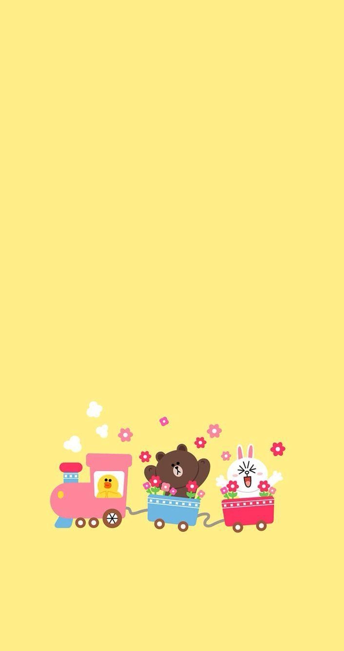 710x1340 wallpaper. Line Friends（≧∇≦）, Phone