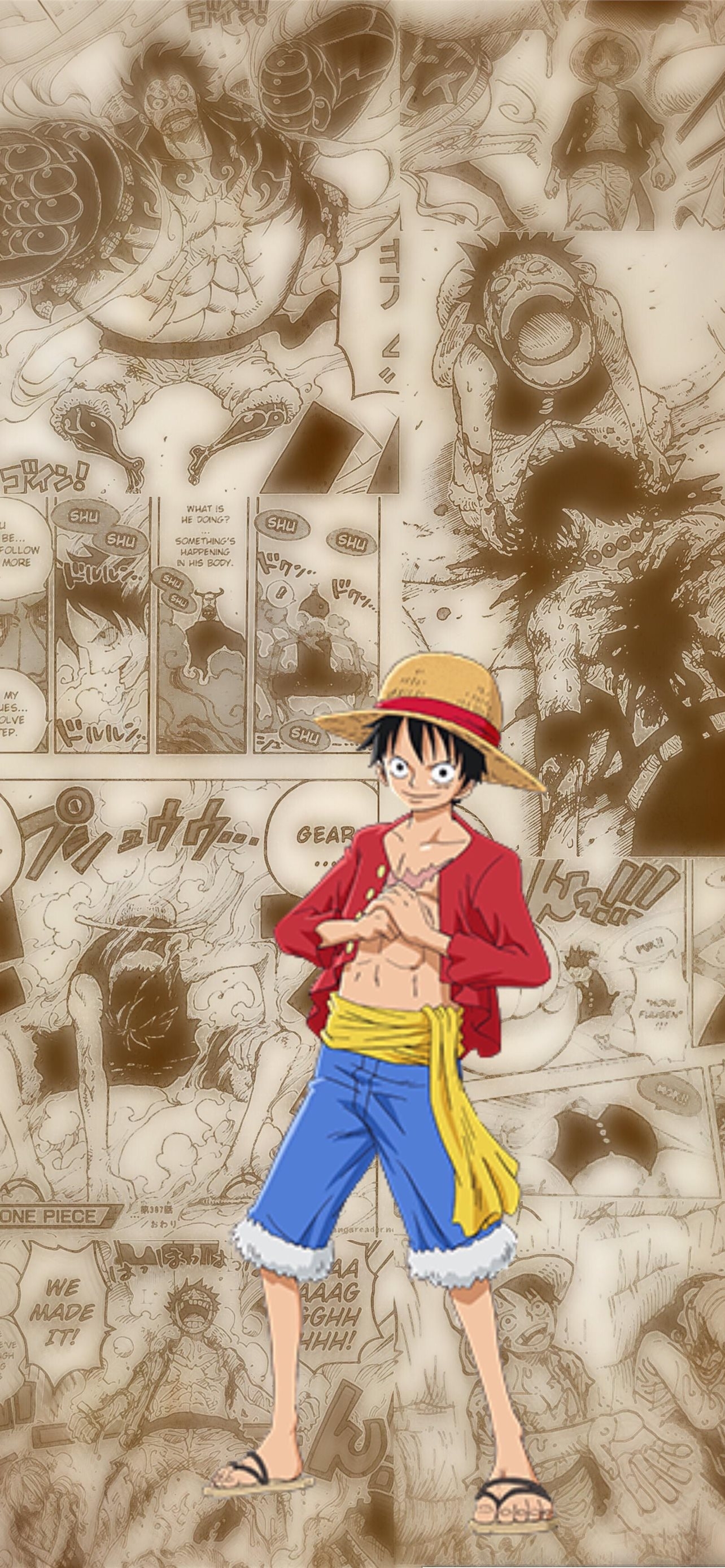 1290x2780 monkey d luffy iPhone Wallpaper Free Download, Phone