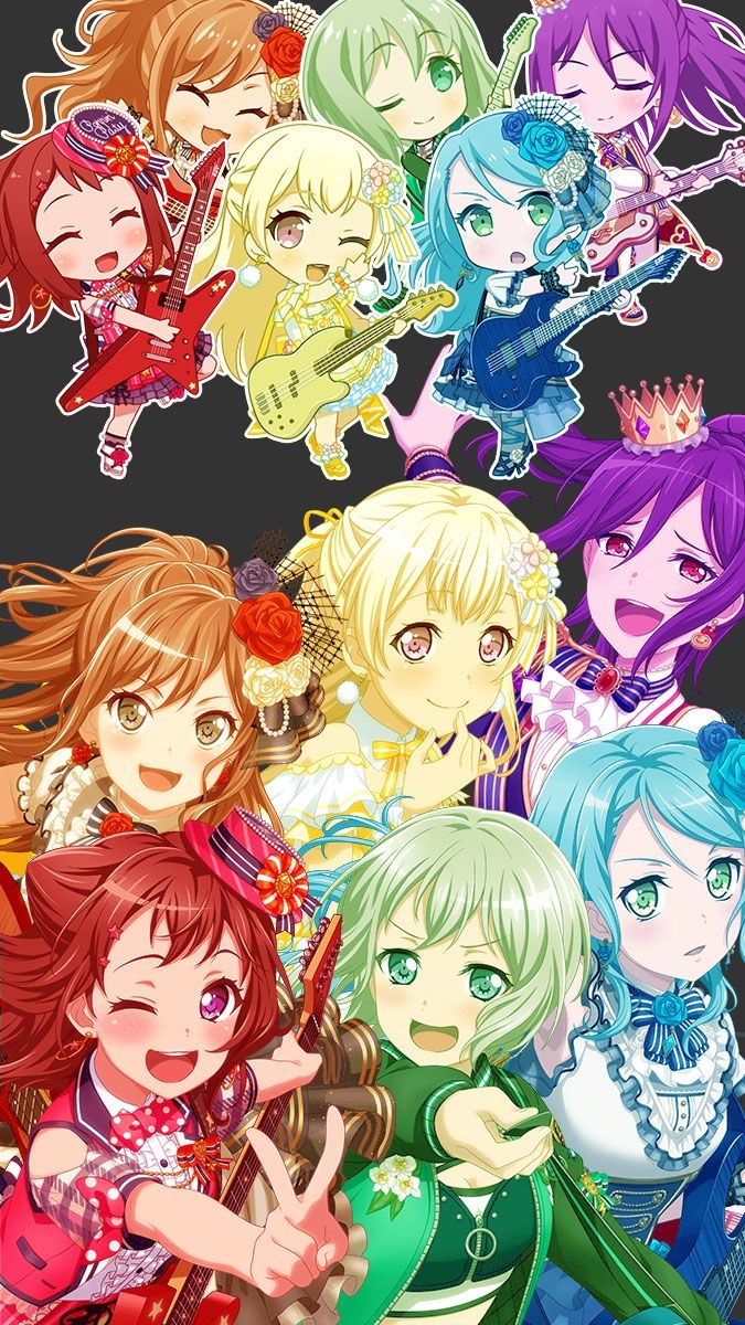 680x1200 It's been a while since i did one of this _, but hi i'm gay and i do bad wallpaper. Feed. Community. Bandori Party Dream! Girls Band Party, Phone