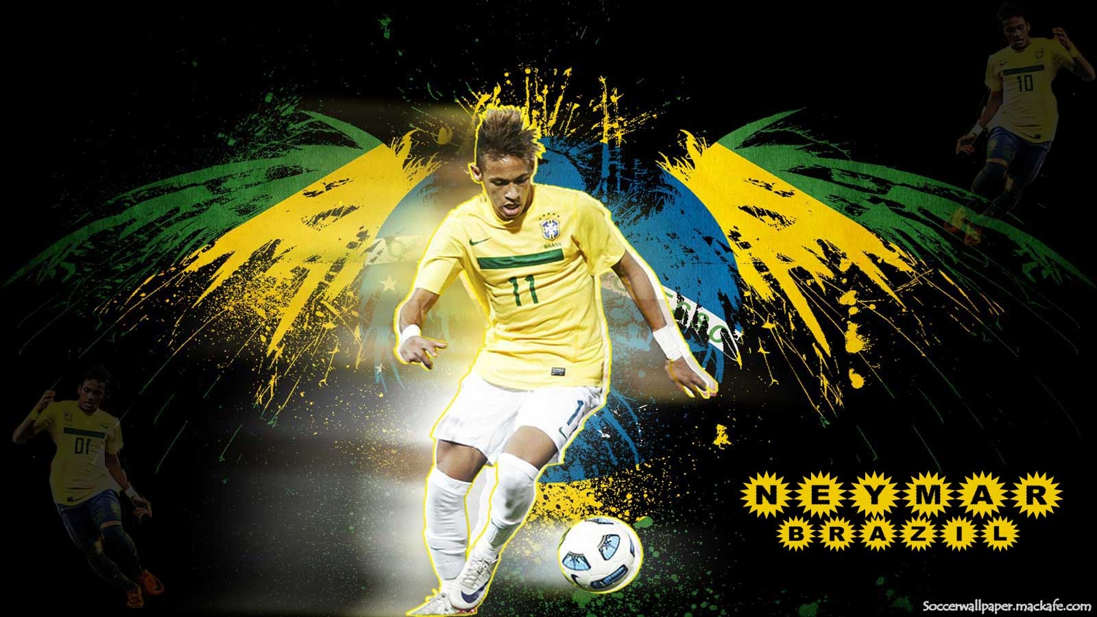 1600x900 Neymar HD Wallpaper 2015, Desktop