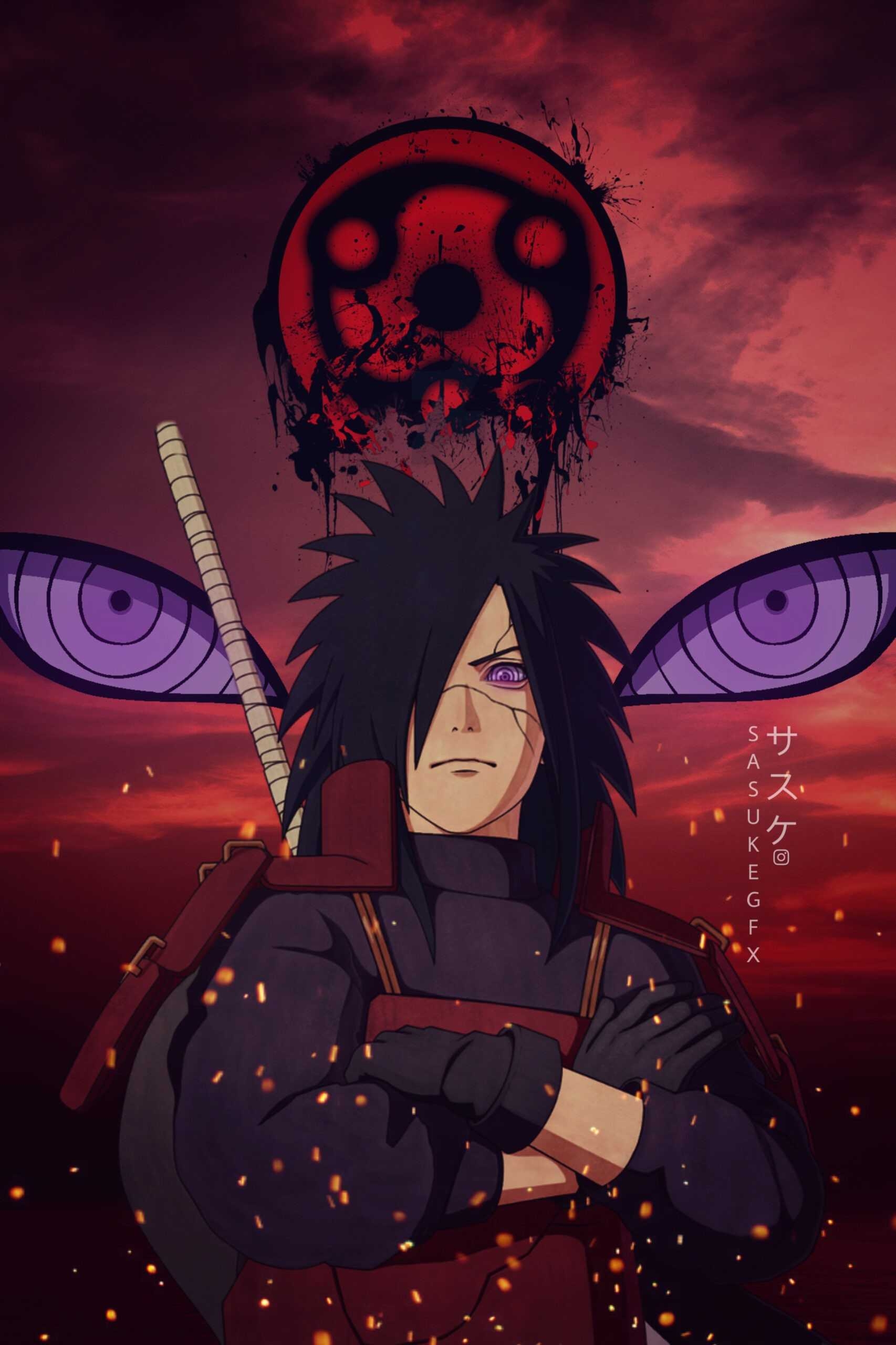 1710x2560 Madara Uchiha Wallpaper, Phone