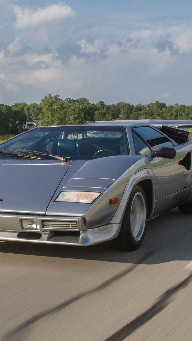 750x1340 Download Wallpaper  Lamborghini, Countach, Lp500s, Phone