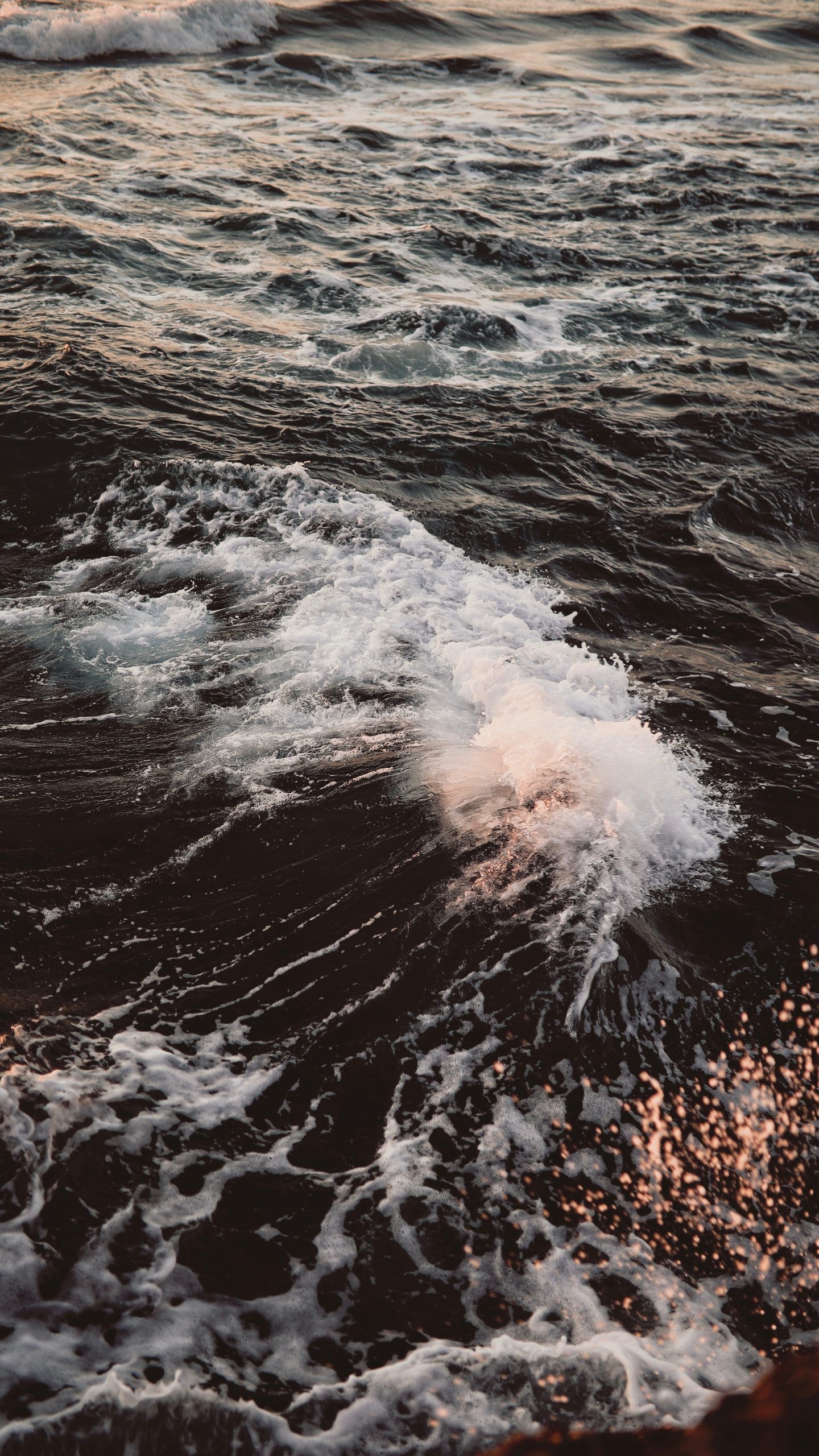 1440x2560 Aesthetic Wallpaper • Sea waves aesthetic wallpaper • Wallpaper For You The Best Wallpaper For Desktop & Mobile, Phone