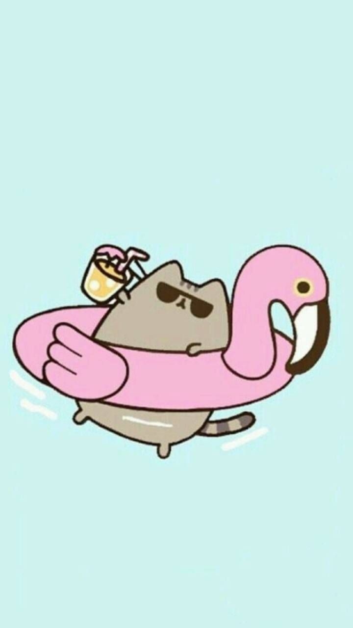 720x1280 Summer pusheen wallpaper, Phone