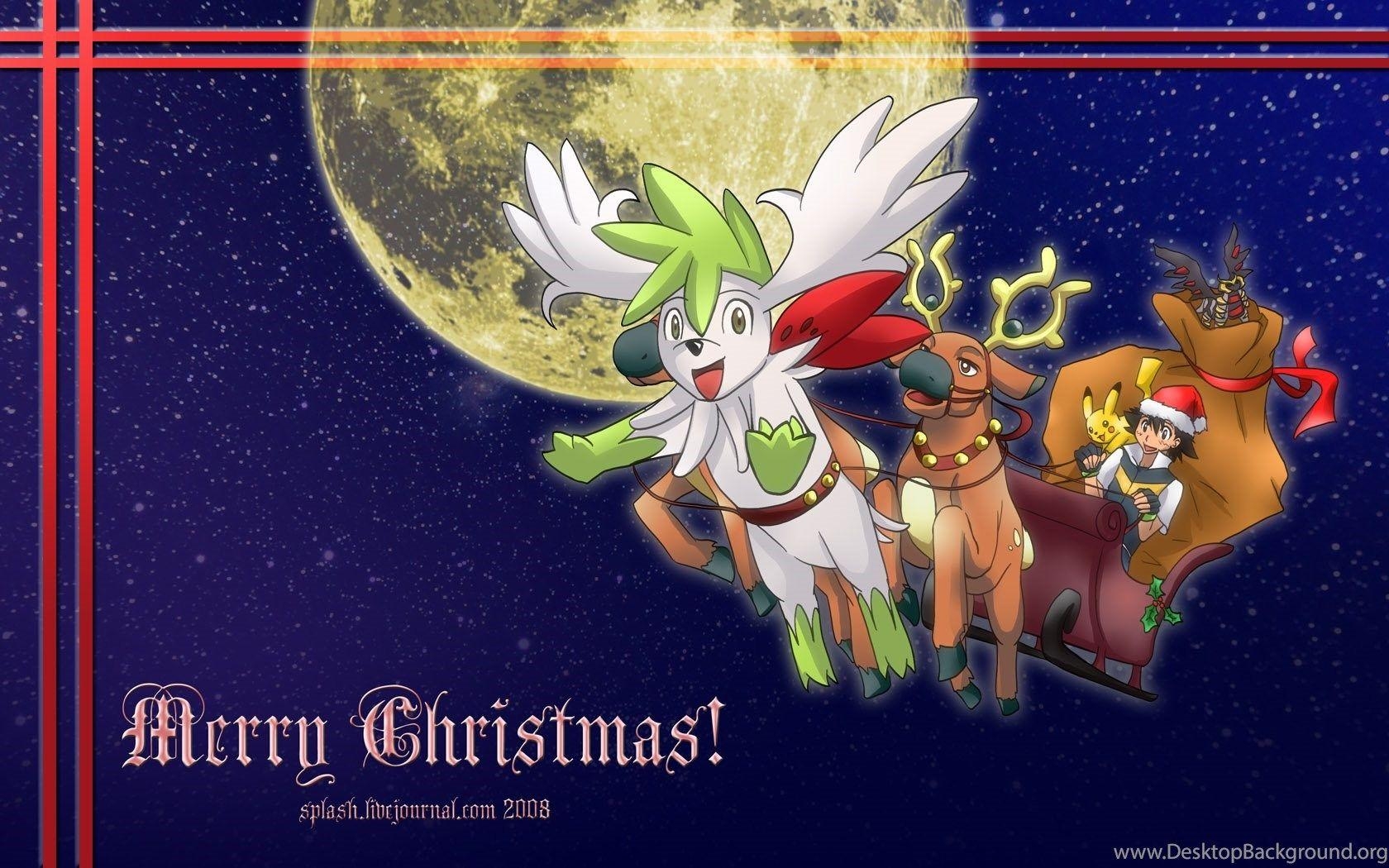 1680x1050 Pokemon Xmas 2008 Wallpaper By Splashgottaito Desktop, Desktop