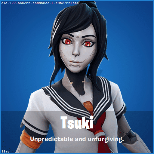 520x520 Tsuki Fortnite wallpaper, Phone